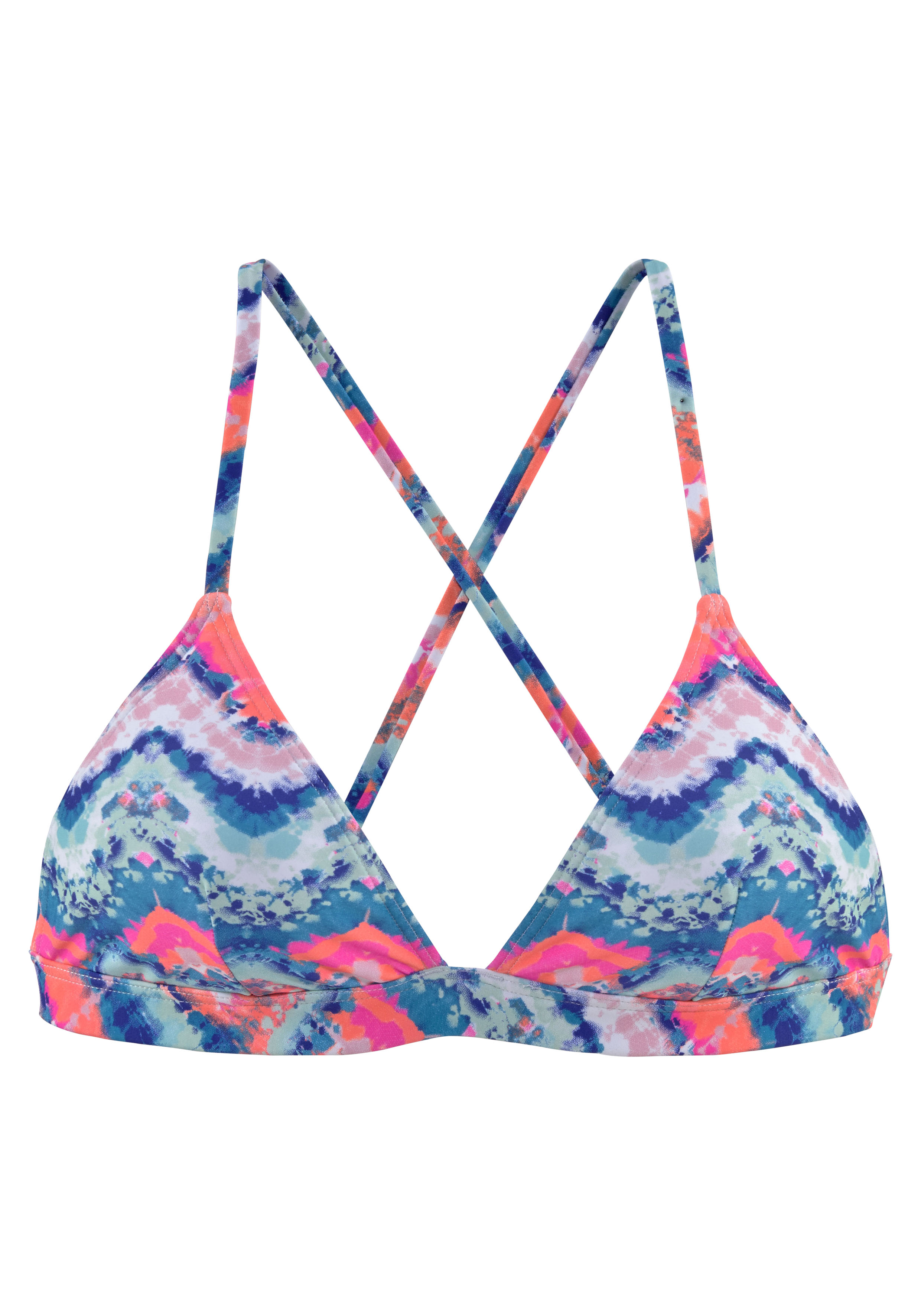 Venice Beach Triangel-Bikini-Top "Face", mit sommerlichem Print günstig online kaufen