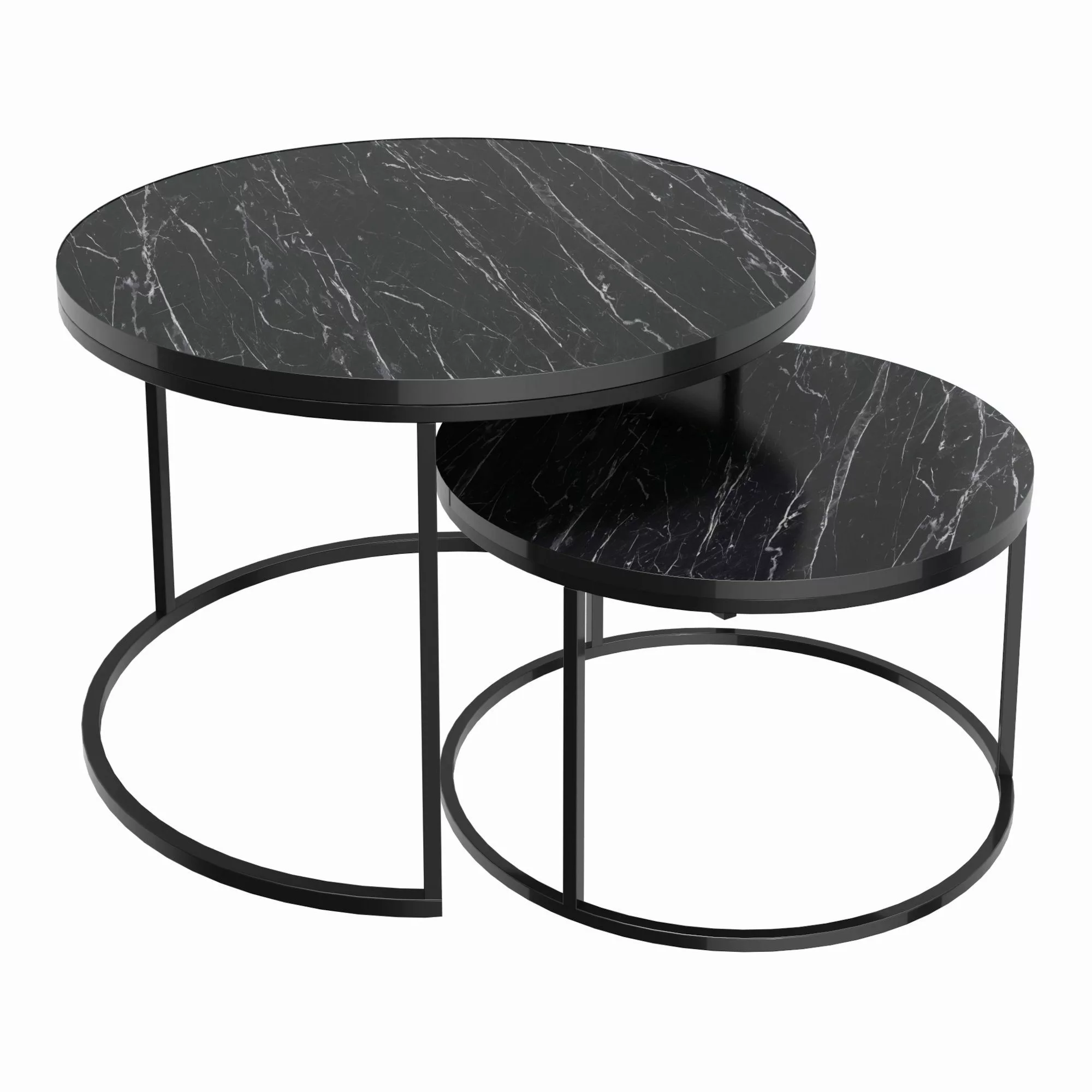 en.casa Couchtisch, »Skagen« Beistelltisch im 2er günstig online kaufen