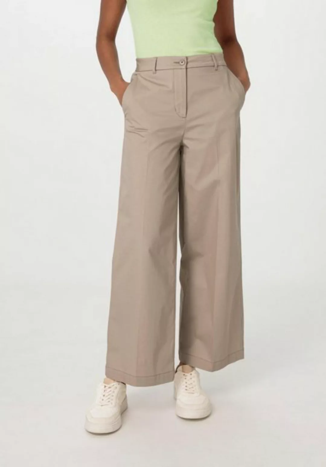 Hessnatur Stoffhose Culotte Regular High-Waist aus Bio-Baumwolle (1-tlg) günstig online kaufen