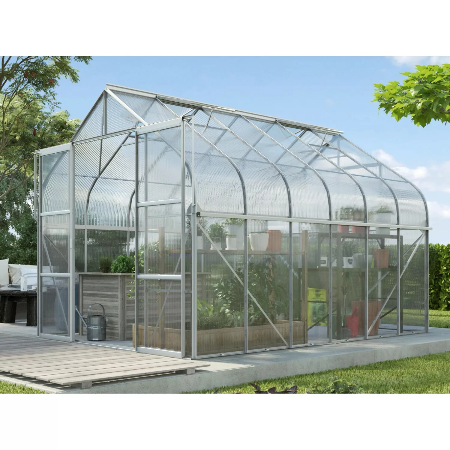 Vitavia Gewächshaus Diana 9900 HKP 4 mm Aluminium eloxiert günstig online kaufen