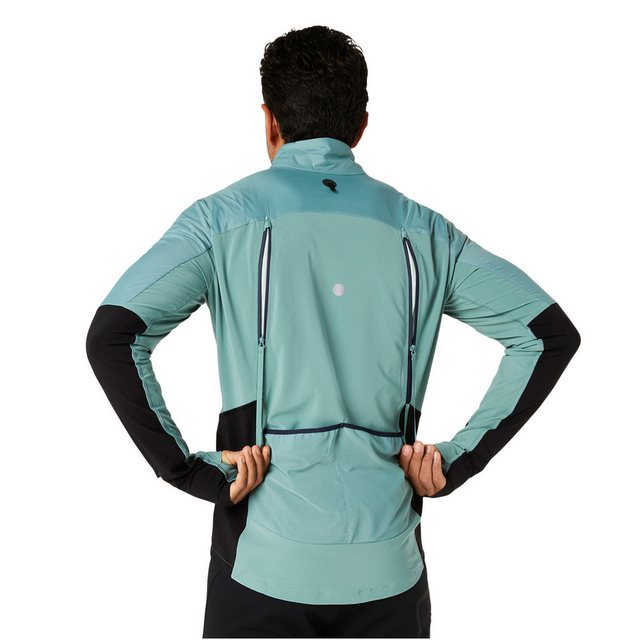 Asics Laufjacke Asics Road Winter Jacket Herren Celadon Grau L günstig online kaufen