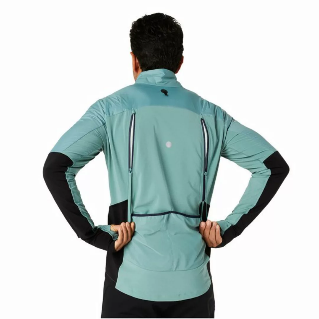 Asics Laufjacke Asics Road Winter Jacket Herren Celadon Grau M günstig online kaufen