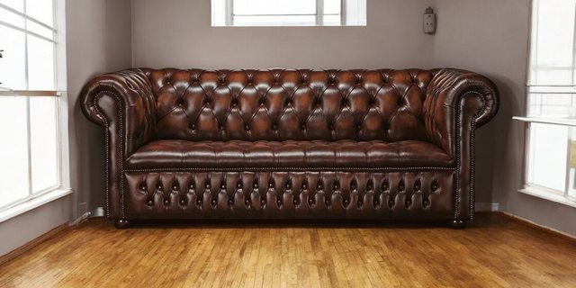 JVmoebel Chesterfield-Sofa, Chesterfield Couch Polster Sofas Klassischer Le günstig online kaufen