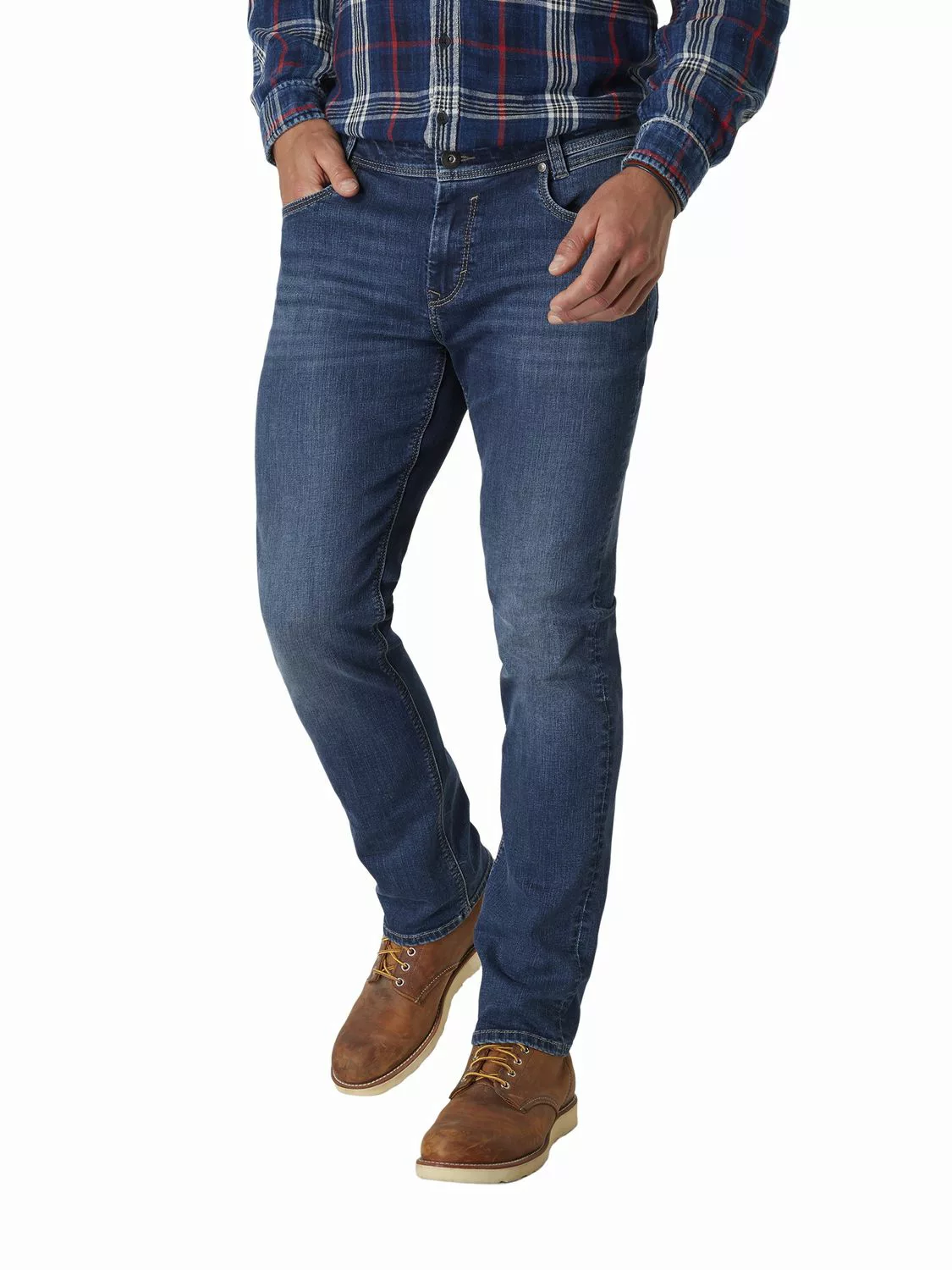 Paddock`s Herren Jeans BEN - Regular Fit Tapered Leg- Blau - Medium Blue Us günstig online kaufen