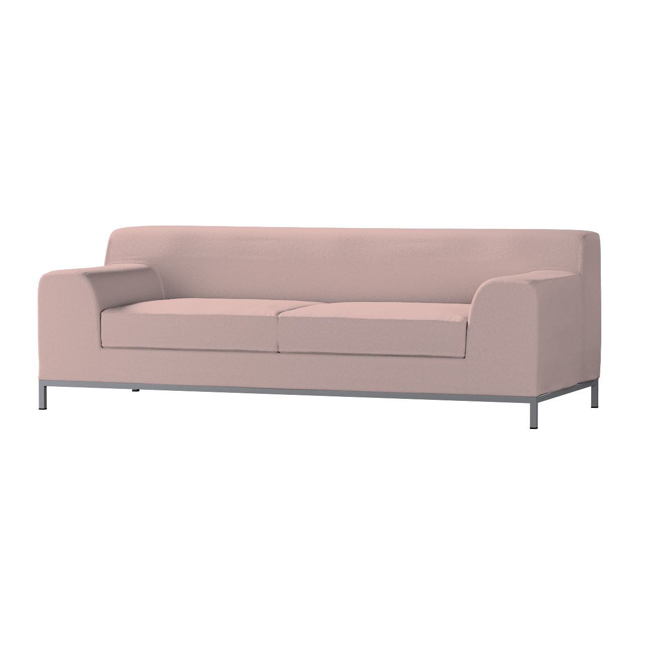 Bezug für Kramfors 3-Sitzer Sofa, rosa, Sofahusse, Kramfors 3-Sitzer, Boucl günstig online kaufen