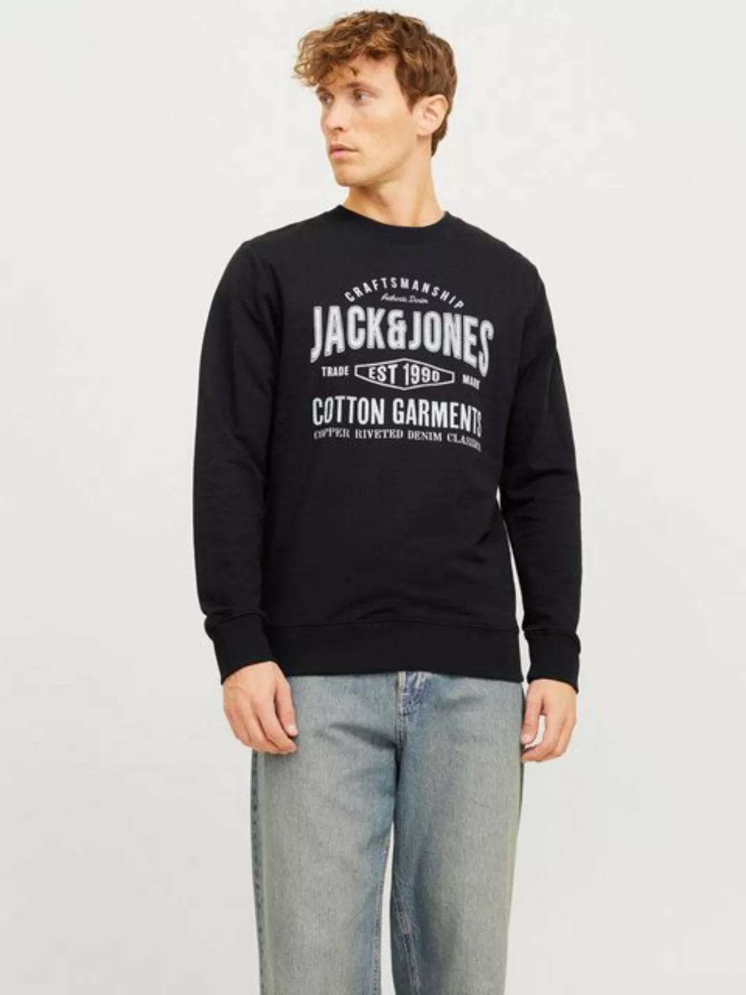 Jack & Jones Sweatshirt "JJJEANS SWEAT O-NECK" günstig online kaufen