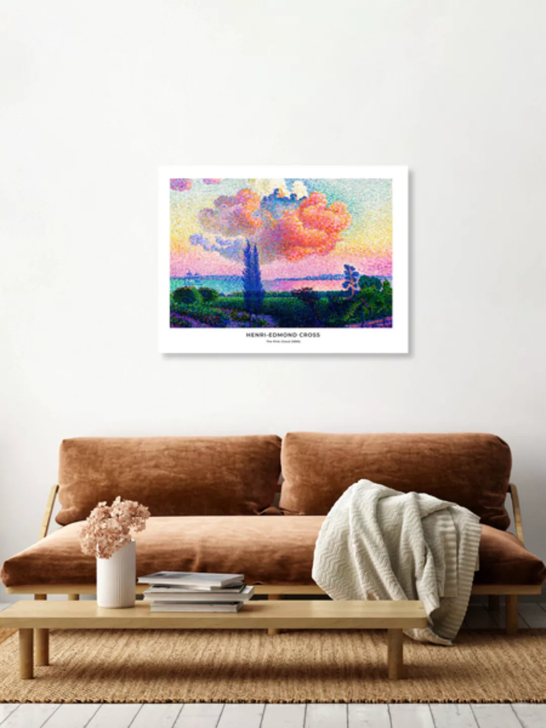 Poster / Leinwandbild - Henri-edmond Cross: Die Rosa Wolke - Ausstellungspo günstig online kaufen