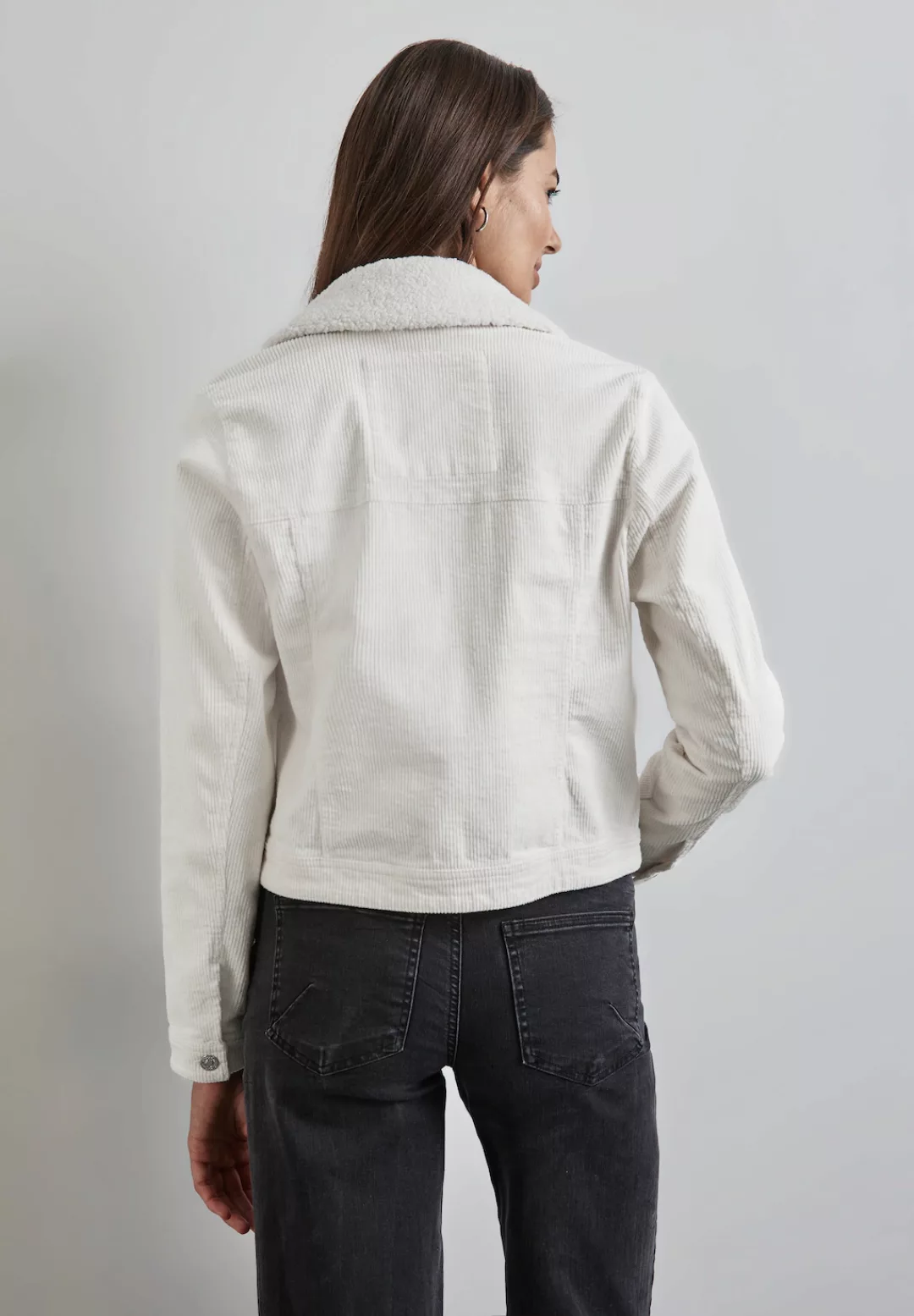 STREET ONE Cordjacke, ohne Kapuze, mit Brusttaschen günstig online kaufen