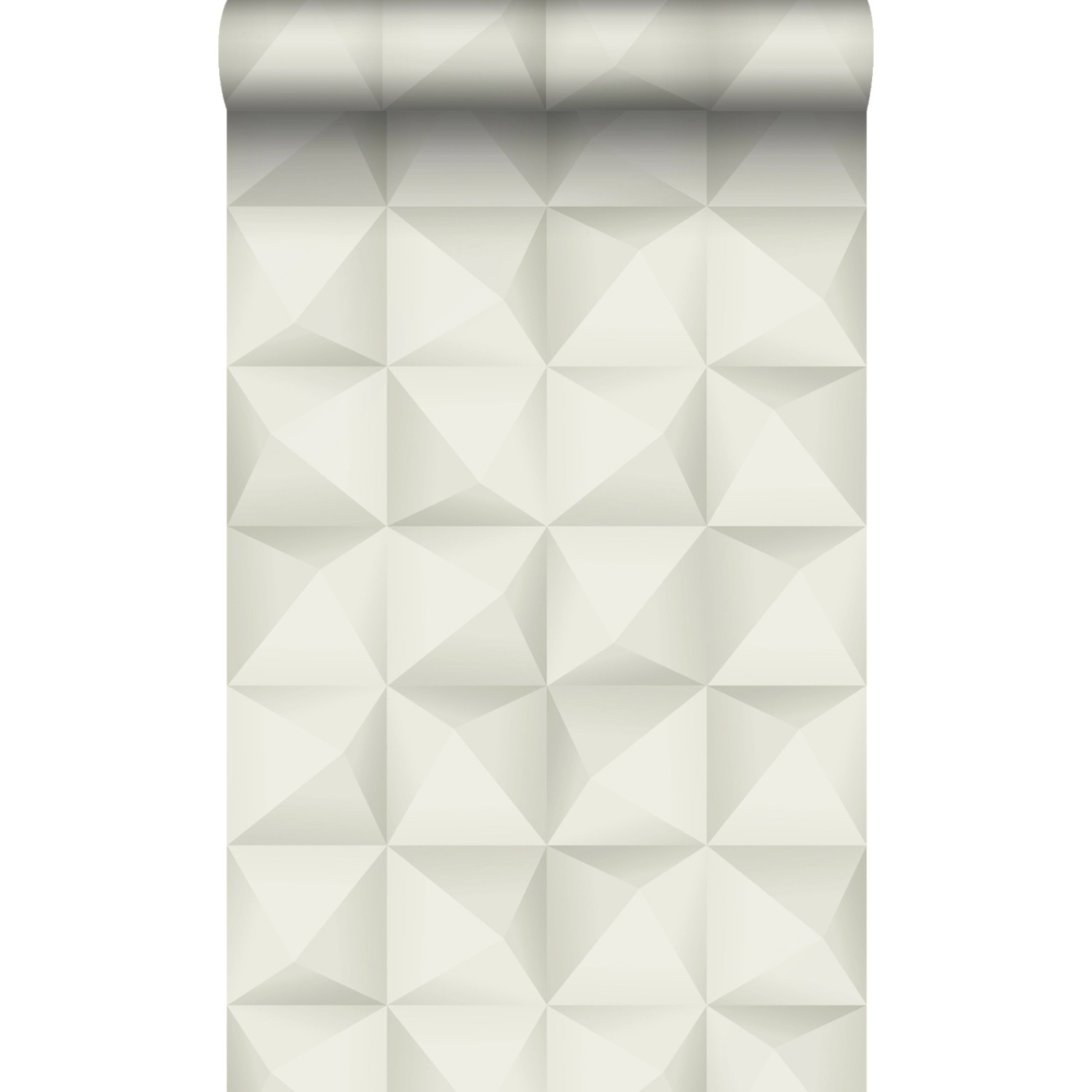 Origin Wallcoverings Öko-Strukturtapete 3D Muster Hellgrau 50 x 900 cm 3479 günstig online kaufen