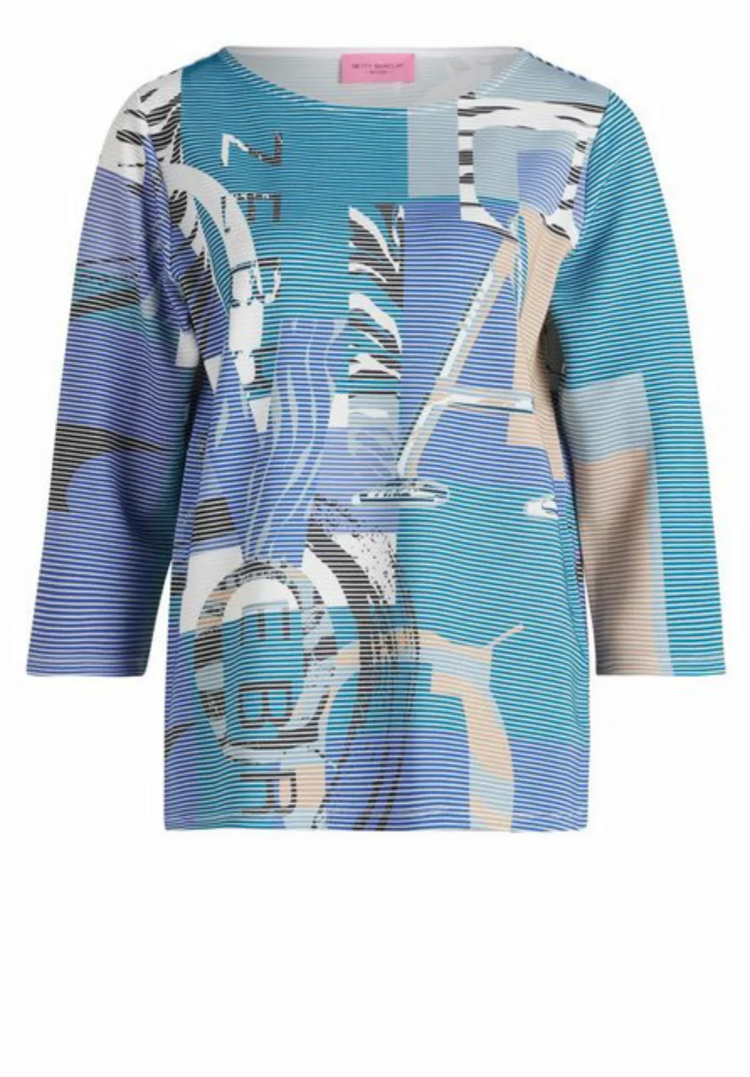 Betty Barclay Sweatshirt Sweat Kurz 3/4 Arm, Blue/Petrol günstig online kaufen