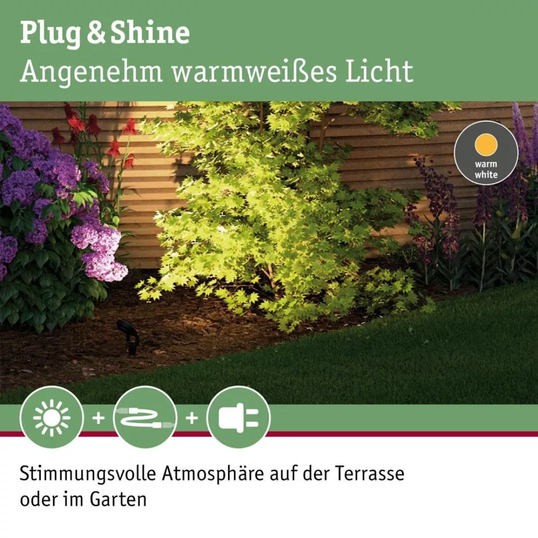 Paulmann Plug & Shine Erdspießstrahler Sting 3000K günstig online kaufen