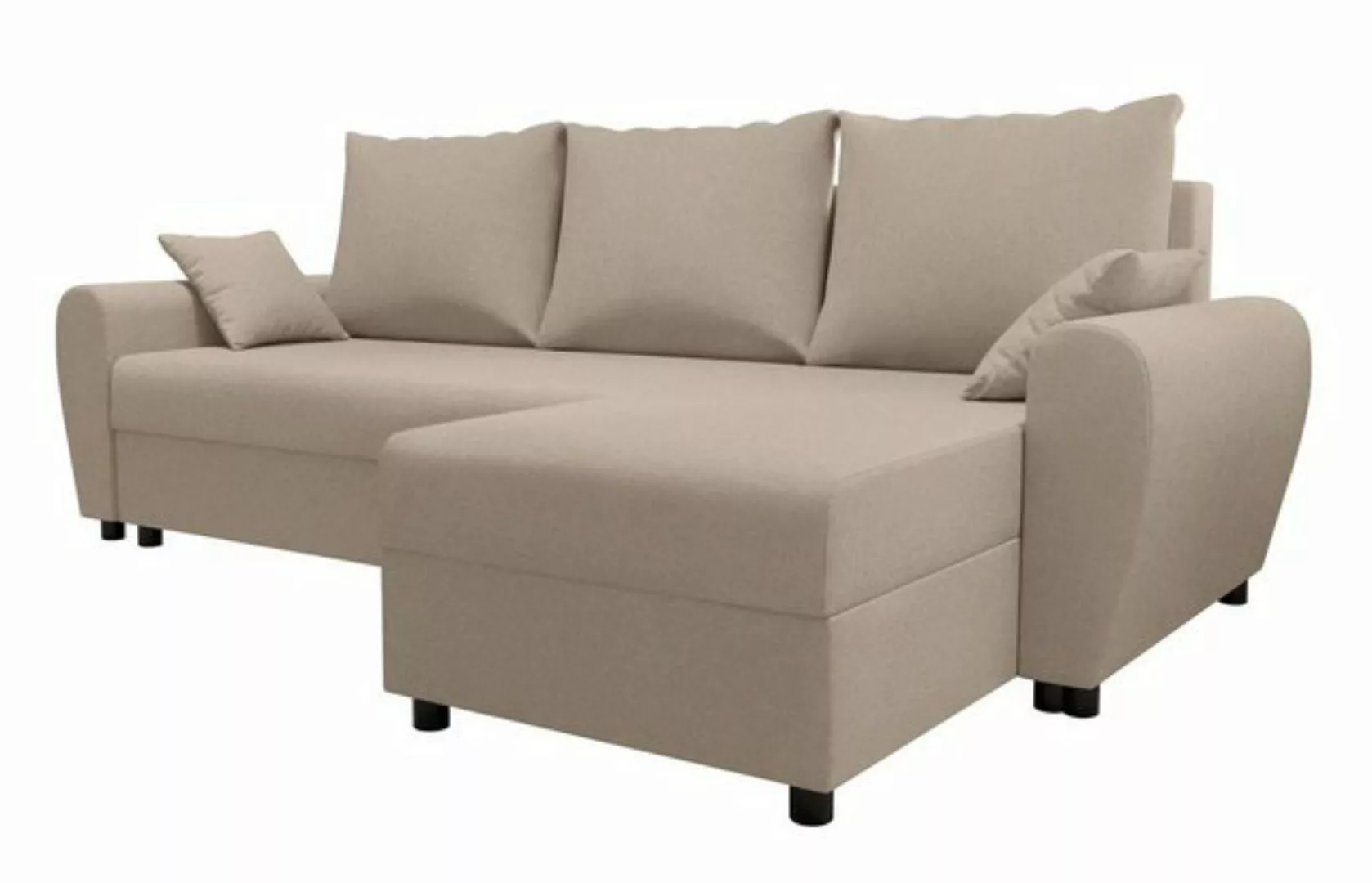 99rooms Ecksofa Melina, L-Form, Eckcouch, Sofa, Sitzkomfort, mit Bettfunkti günstig online kaufen