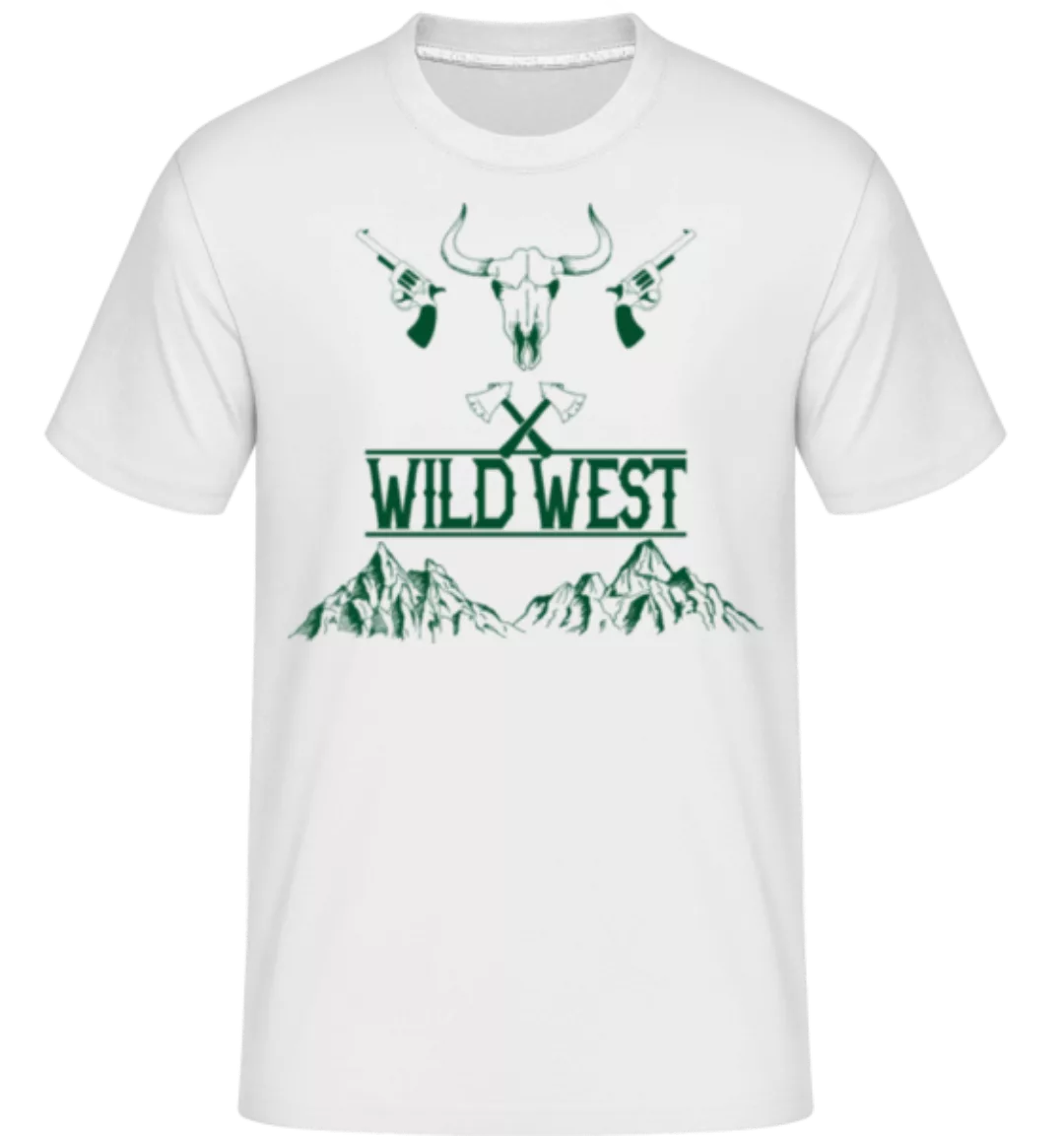 Wild West Icon Green · Shirtinator Männer T-Shirt günstig online kaufen