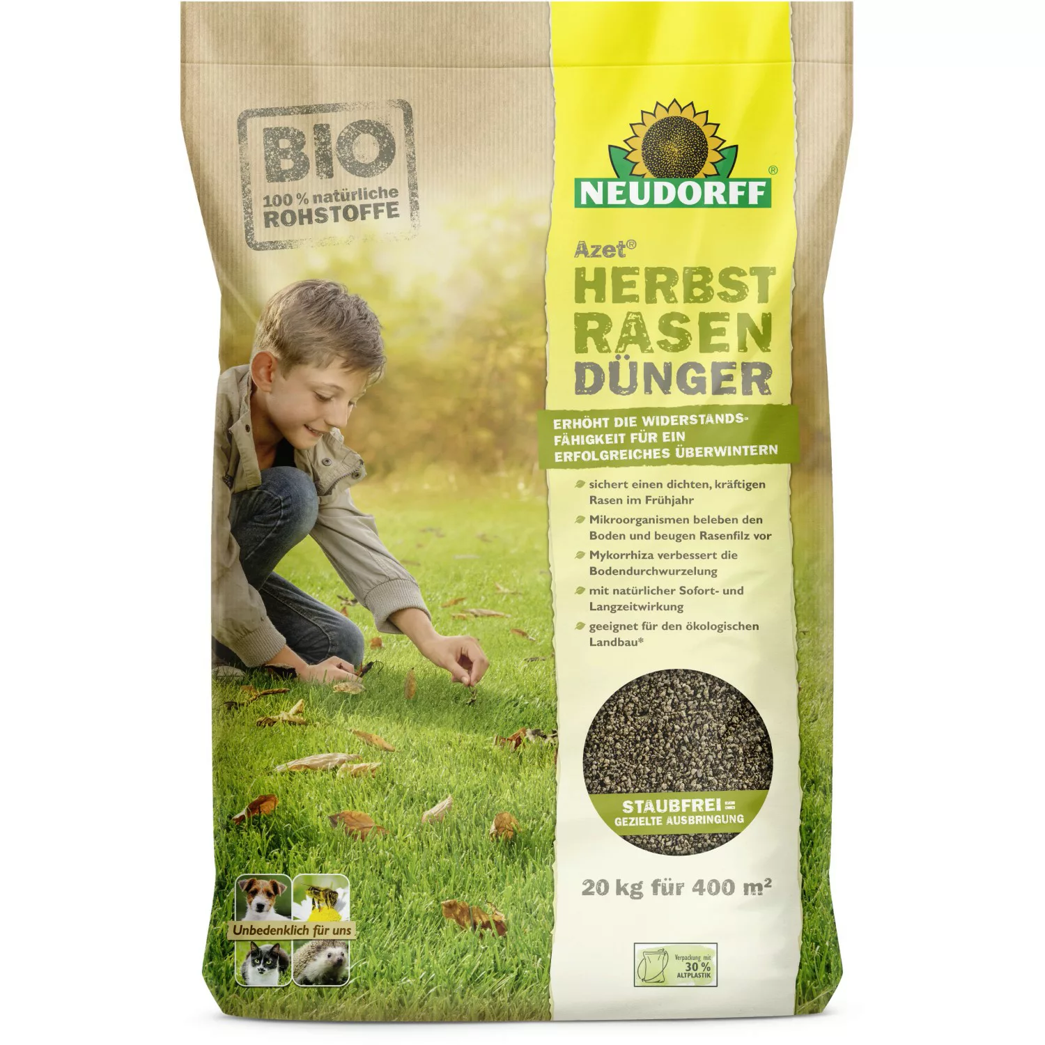 Neudorff Azet Herbst Rasendünger-20 kg günstig online kaufen