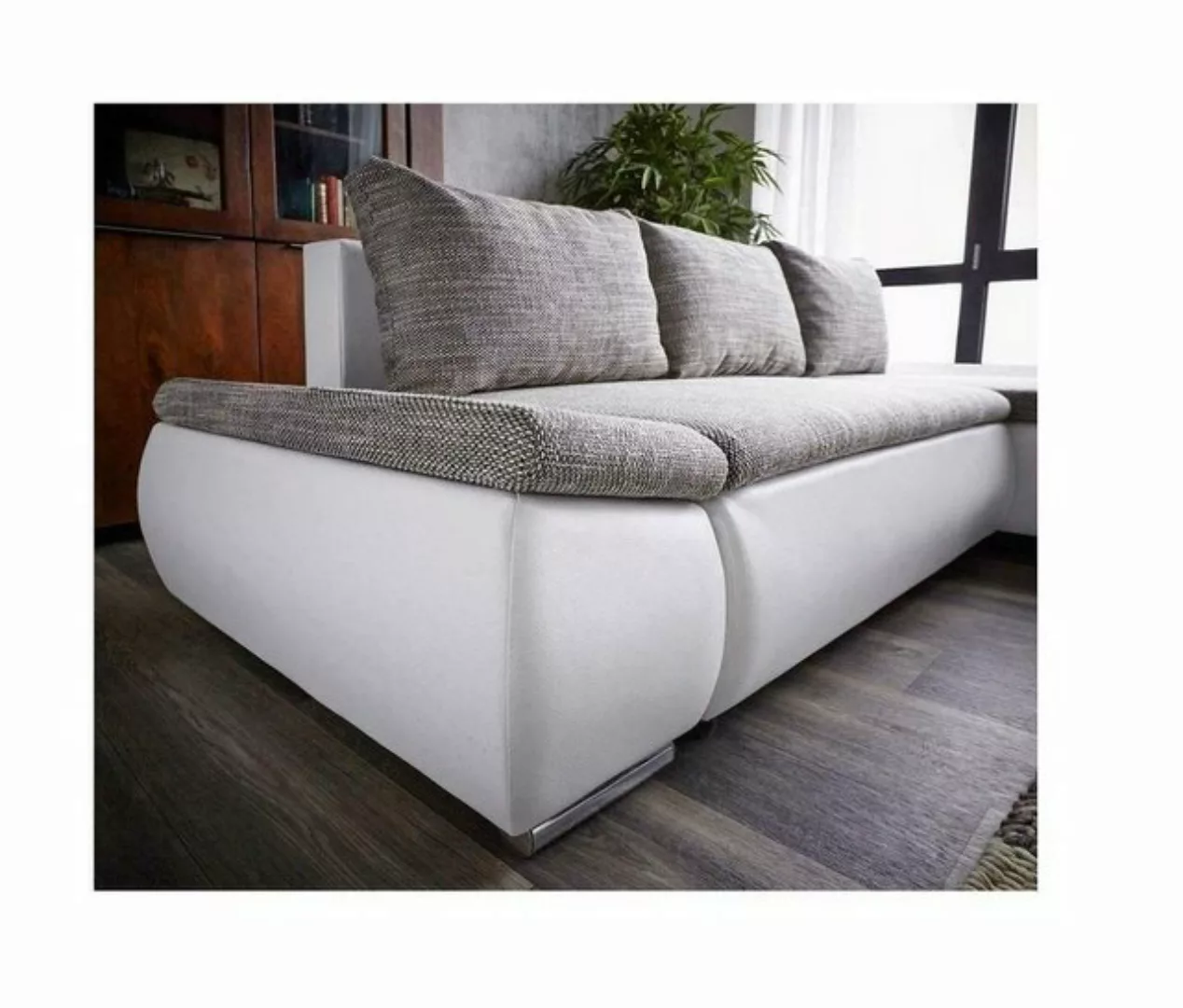 JVmoebel Sofa Luxus Moderner Dreisitzer Couch mit Bettfunktion Polster Neu, günstig online kaufen