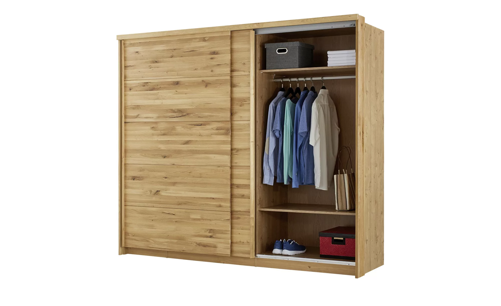 Schwebetürenschrank  Nicole ¦ holzfarben ¦ Maße (cm): B: 239 H: 209 T: 70 S günstig online kaufen