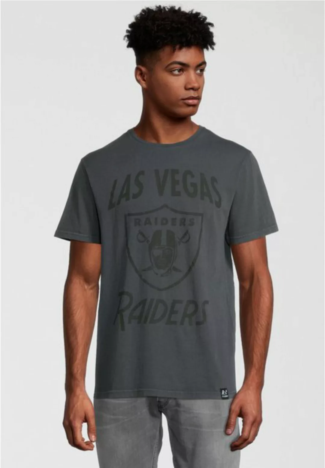 Recovered T-Shirt NFL Raiders Logo GOTS zertifizierte Bio-Baumwolle günstig online kaufen