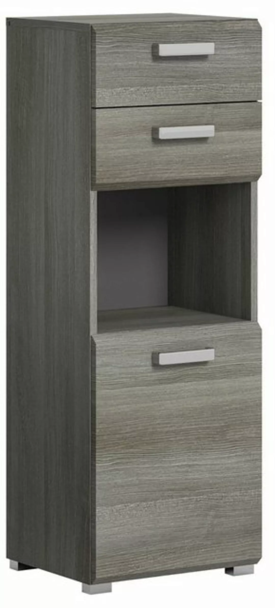 freiraum Hochschrank Silver in Rauchsilber - 40x109x33cm (BxHxT) günstig online kaufen