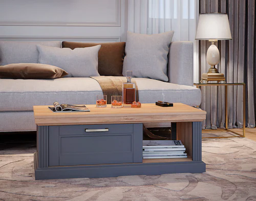 Home affaire Couchtisch »Tara«, (H/B/T): 40/110/61cm), mit Soft-Close-Funkt günstig online kaufen