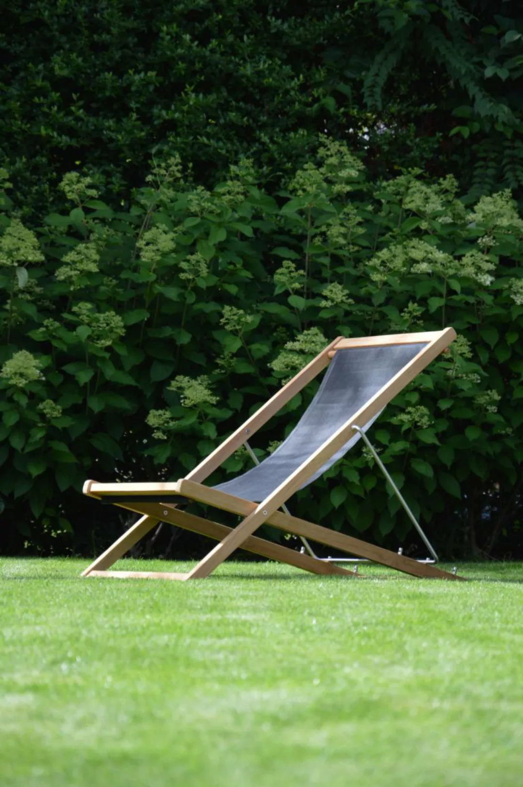 Outdoor Deckchair Nizza schwarz günstig online kaufen