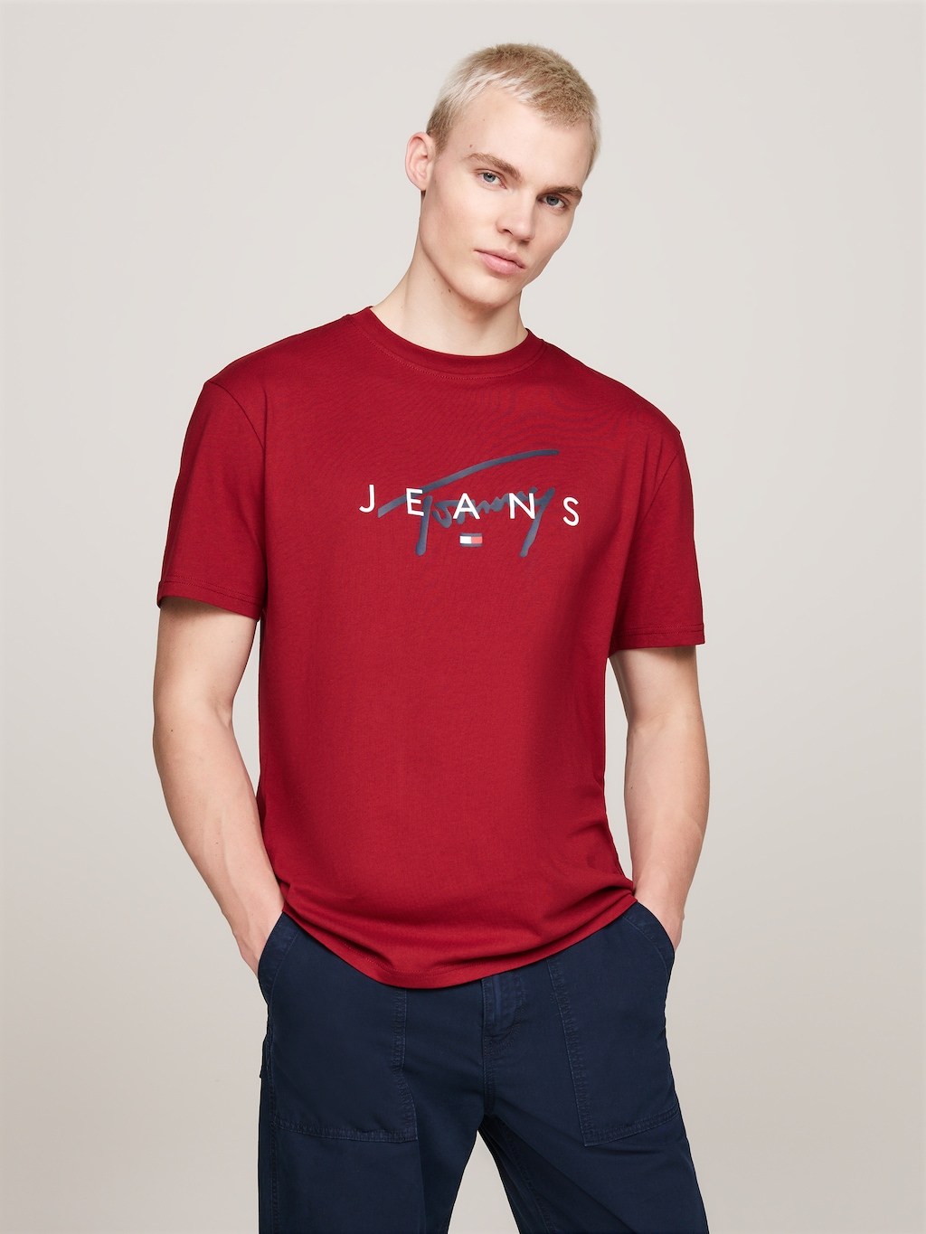 Tommy Jeans Plus T-Shirt "TJM REG SIGNATURE TWIST TEE EXT", Große Größen günstig online kaufen