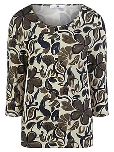 Rundhals-Shirt 3/4-Arm Peter Hahn beige günstig online kaufen