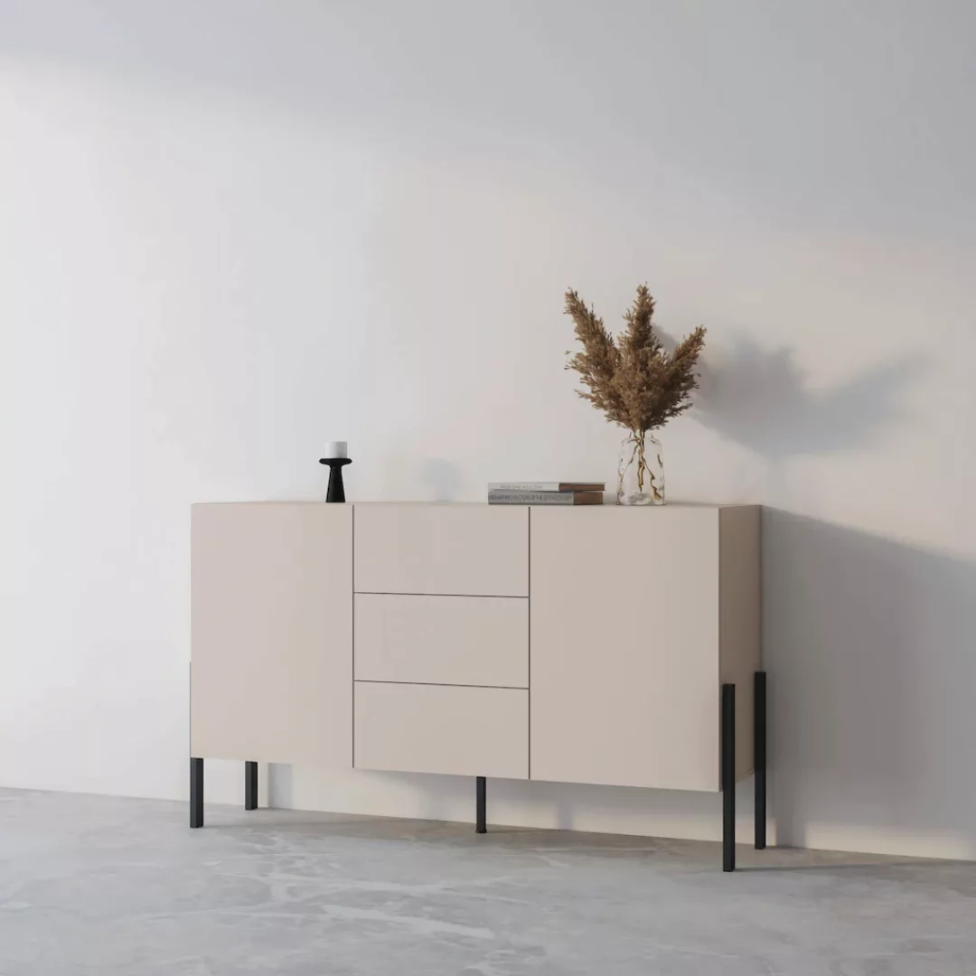 INOSIGN Sideboard "Jukon, Breite 150 bzw.180 cm, moderne grifflose Kommode" günstig online kaufen