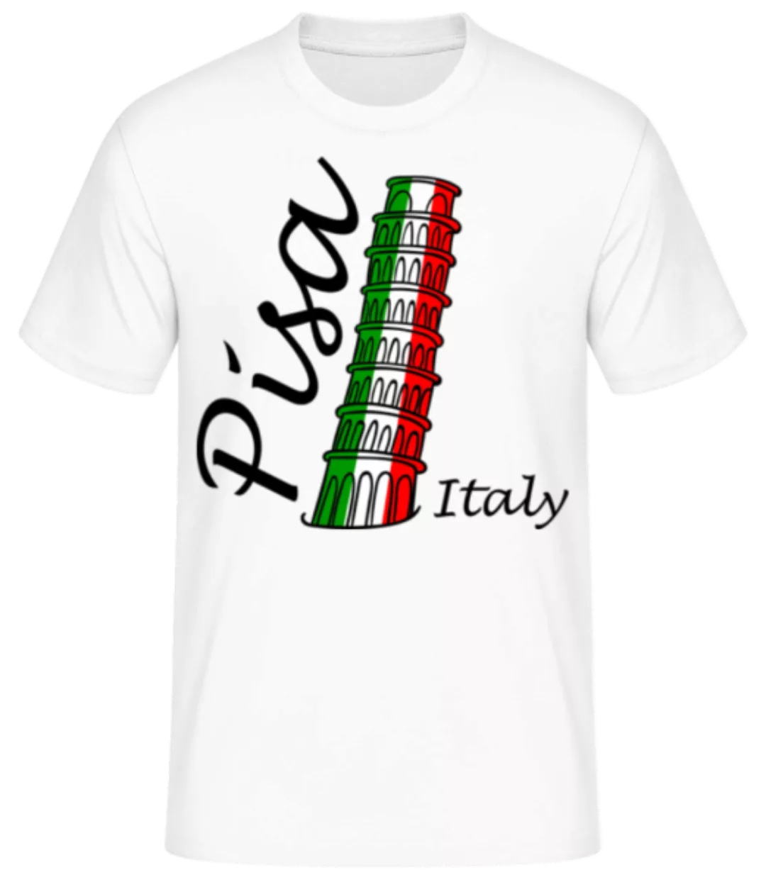 Pisa Italy · Männer Basic T-Shirt günstig online kaufen