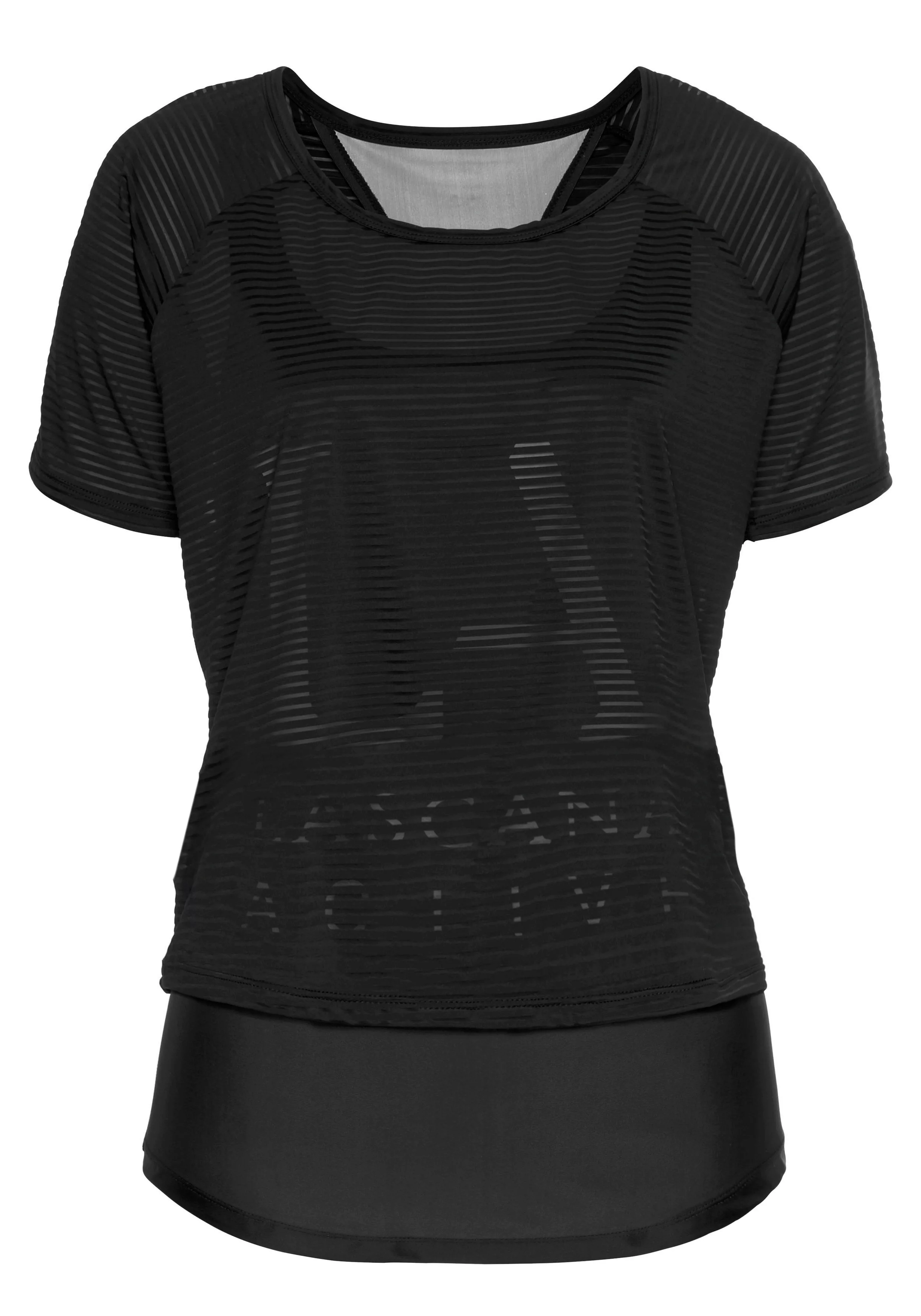 LASCANA ACTIVE Funktionsshirt, 2 in 1 T-Shirt im Layer-Design günstig online kaufen