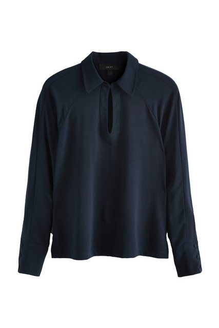 Next Blusenshirt Langärmeliges Shirt zum Überziehen aus Mischgewebe (1-tlg) günstig online kaufen