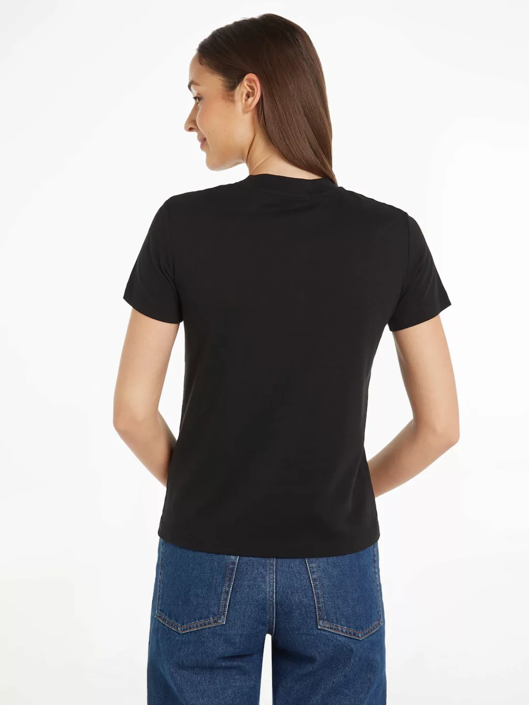 Calvin Klein Jeans T-Shirt STACKED INSTITUTIONAL REG TEE mit Logoschriftzug günstig online kaufen