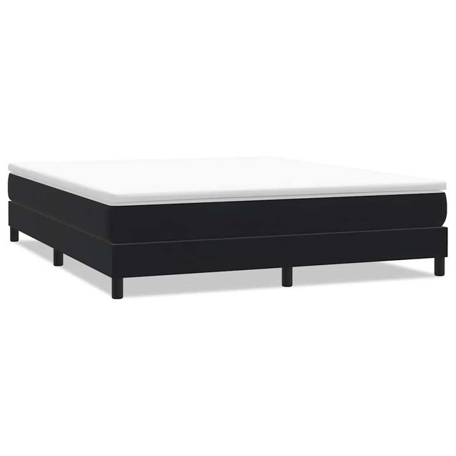 vidaXL Boxspringbett, Boxspringbett ohne Matratze Schwarz 180x220 cm Samt günstig online kaufen