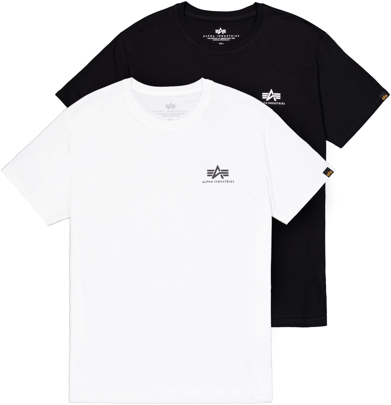 Alpha Industries T-Shirt "Basic T-Shirt SL 2 Pack T-Shirt" günstig online kaufen