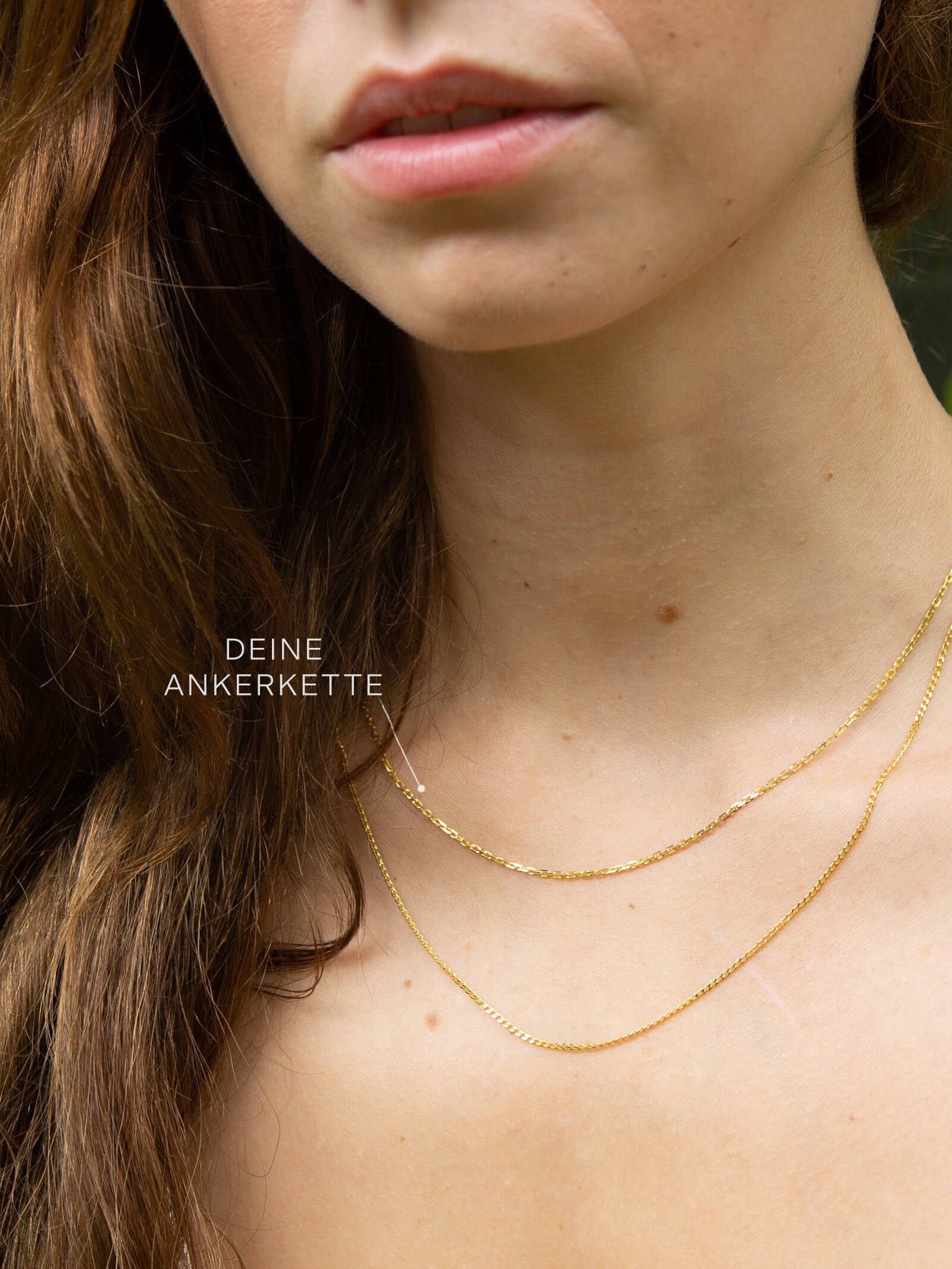 modabilé Gliederkette Ankerkette DELICATE Vergoldet, Halskette günstig online kaufen