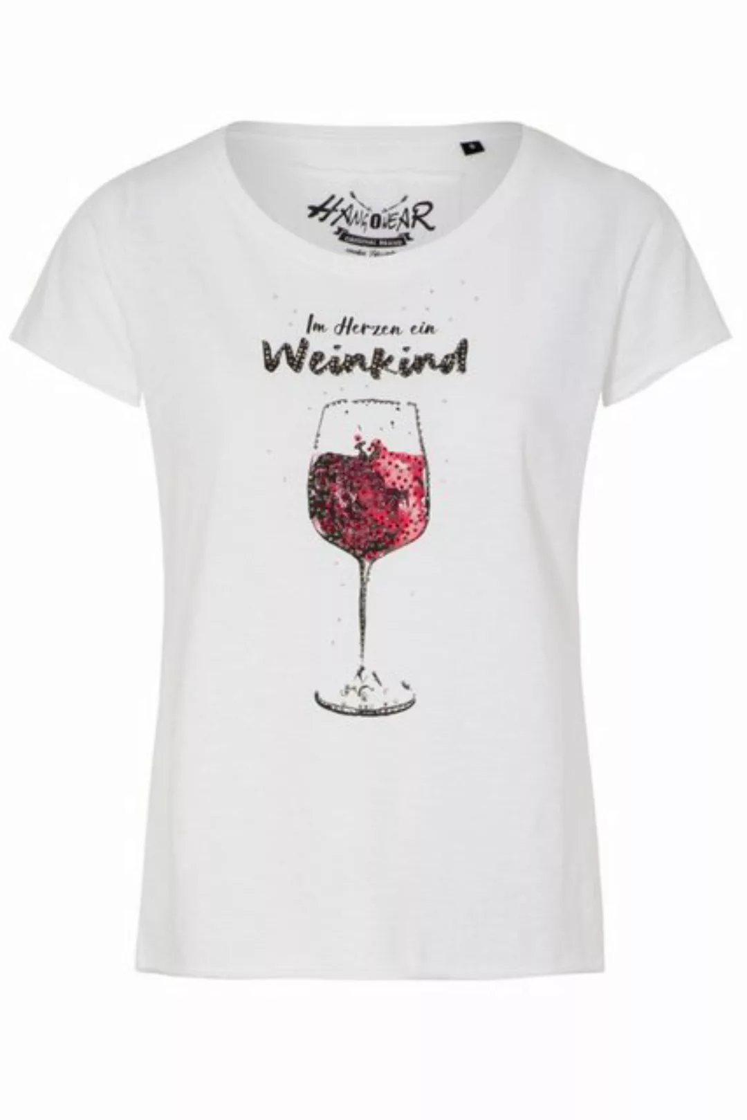 Hangowear Trachtenshirt Trachtenshirt Damen - WEINKIND - weiß günstig online kaufen
