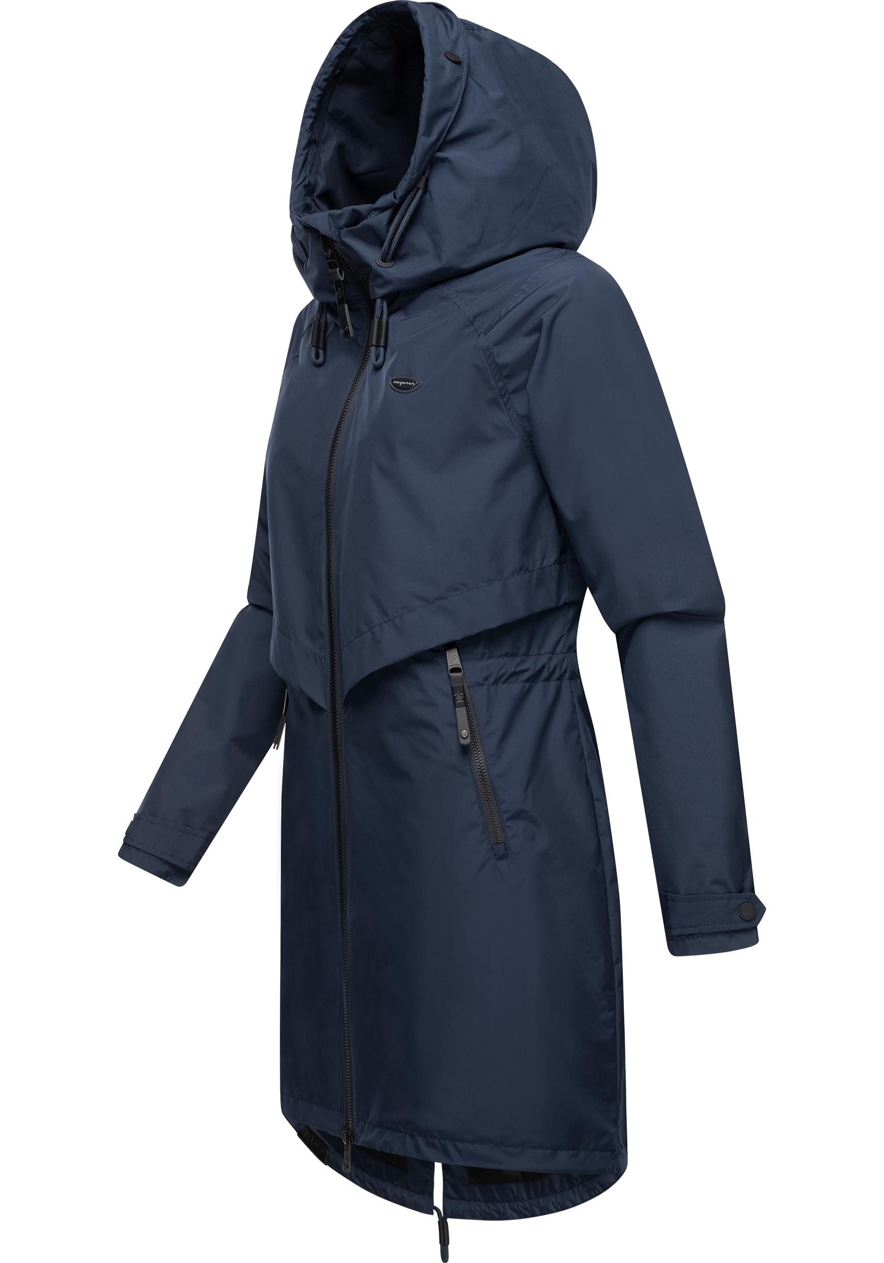 Ragwear Jerseymantel "Frodik", Wasserdichter oversized Damen Parka für die günstig online kaufen