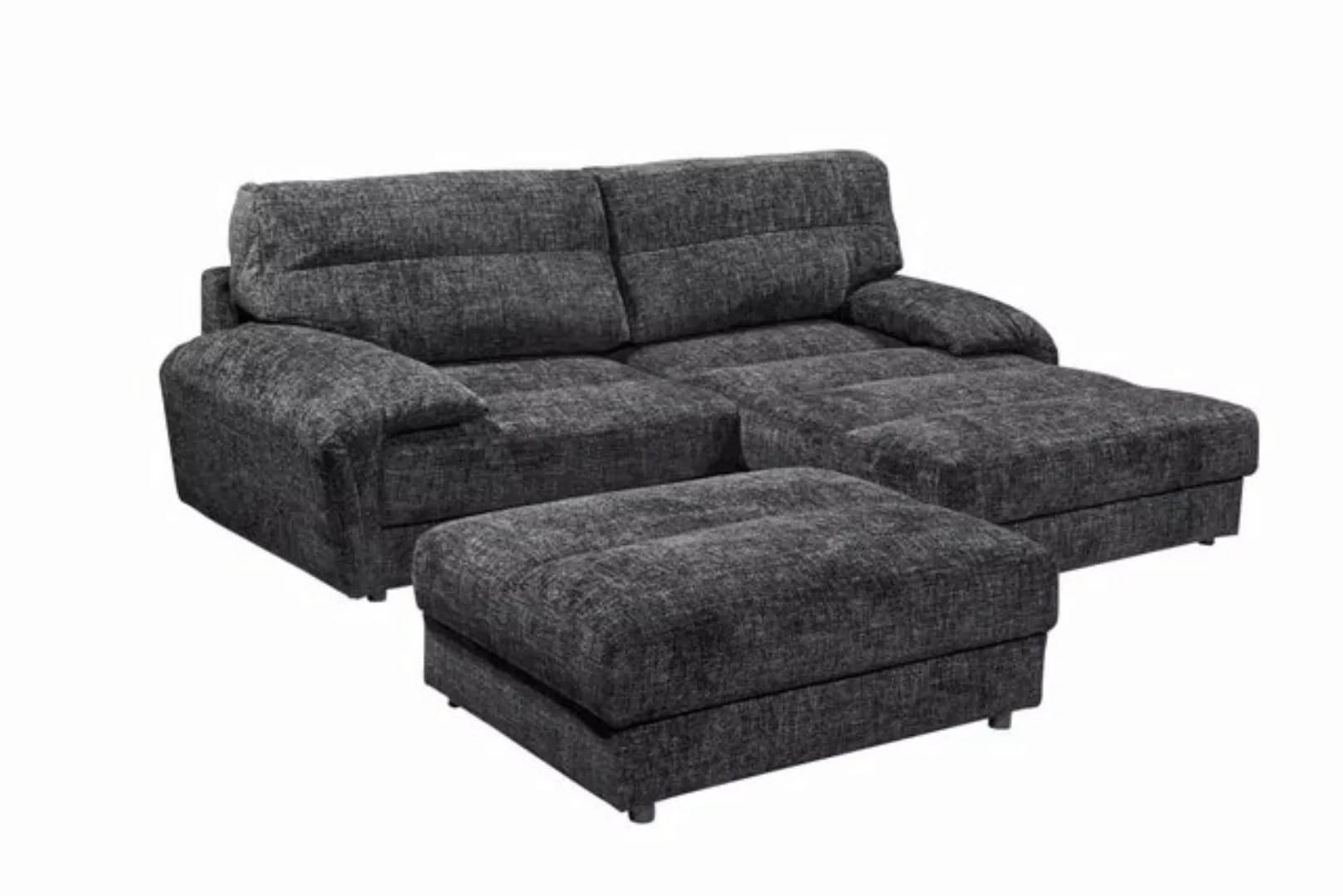 ED EXCITING DESIGN Ecksofa Princeton, mit oder ohne Hocker bestellbar günstig online kaufen