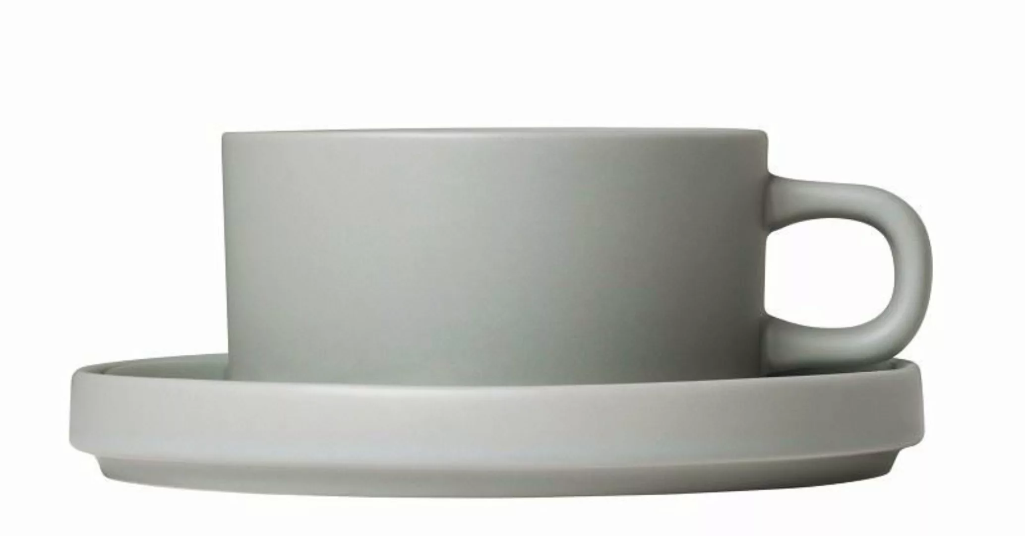 Blomus Tee & Co. PILAR Teetassen Mirage Grey 4tlg. (grau) günstig online kaufen