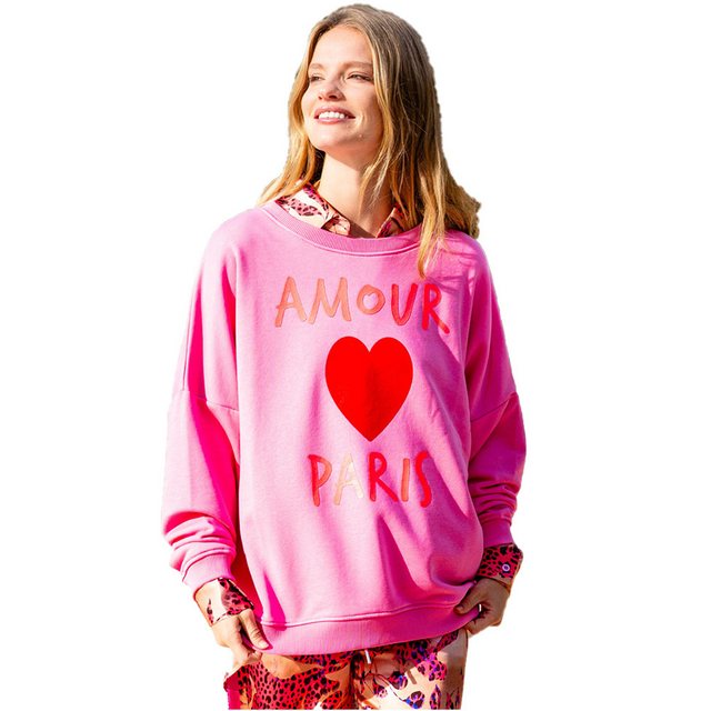 Miss Goodlife Sweatshirt Miss Goodlife MG11167 Amour Paris, pink günstig online kaufen