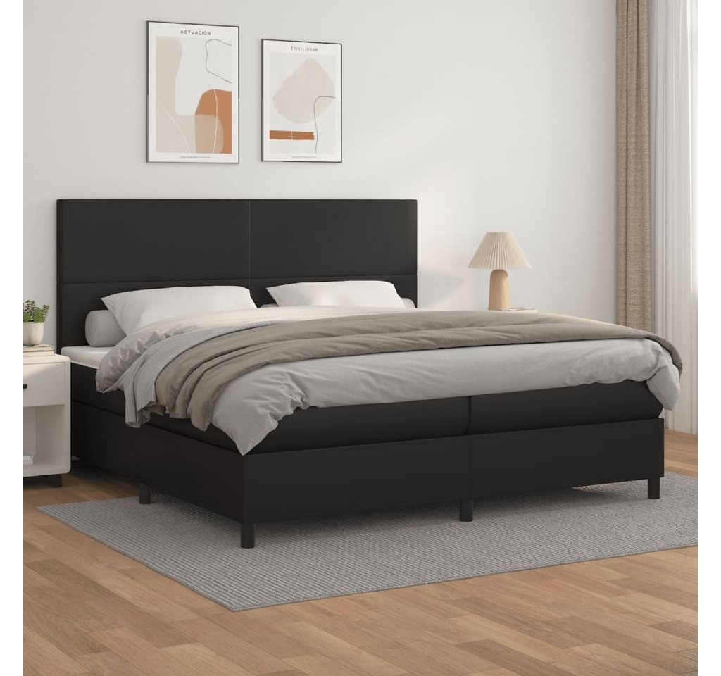 vidaXL Boxspringbett Bett Boxspringbett mit Matratze Kunstleder (200 x 200 günstig online kaufen