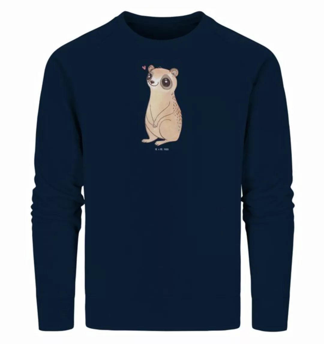 Mr. & Mrs. Panda Longpullover Größe L Plumplori Glücklich - French Navy - G günstig online kaufen