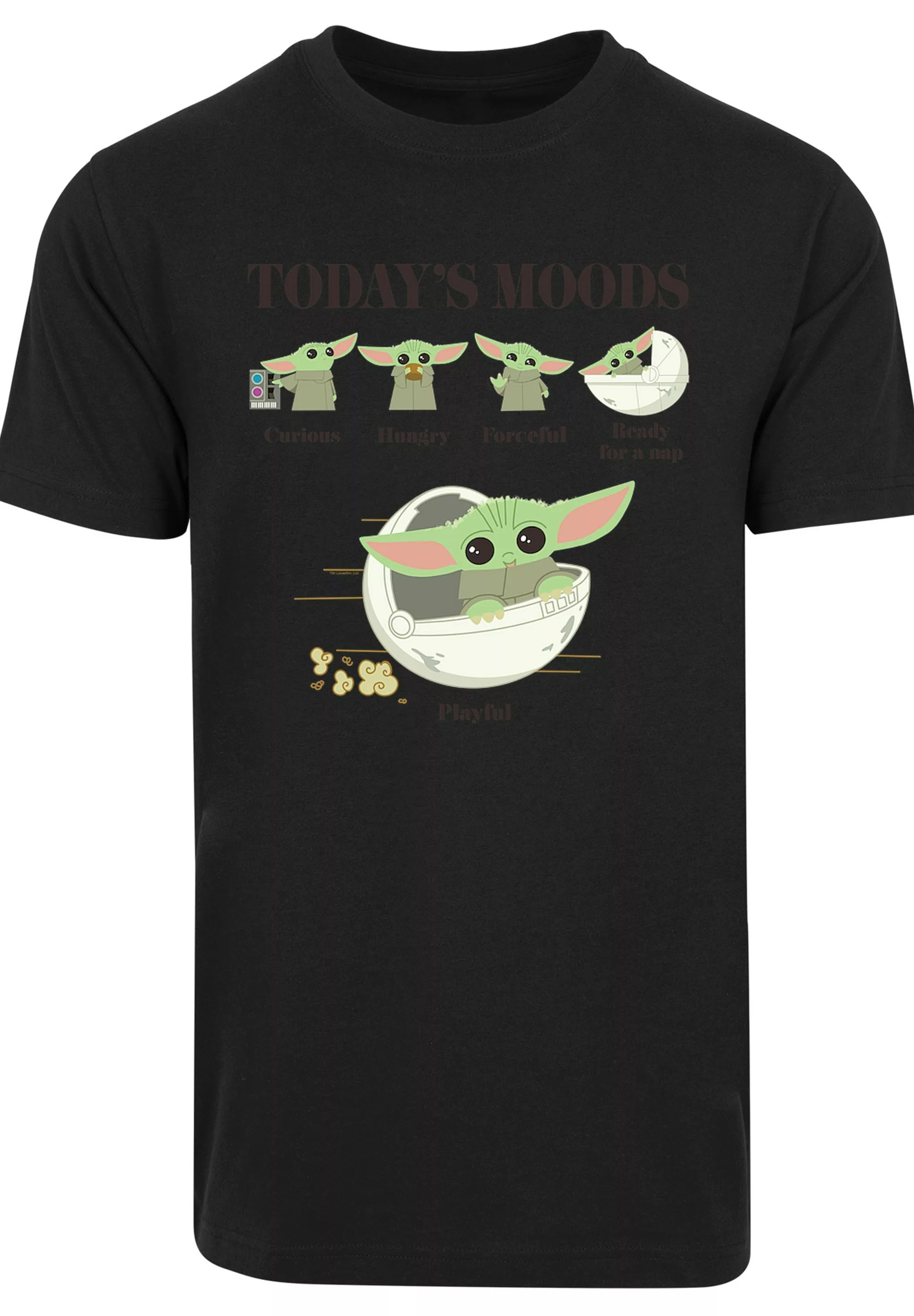 F4NT4STIC T-Shirt "Star Wars Mandalorian Child Moods", Herren,Premium Merch günstig online kaufen