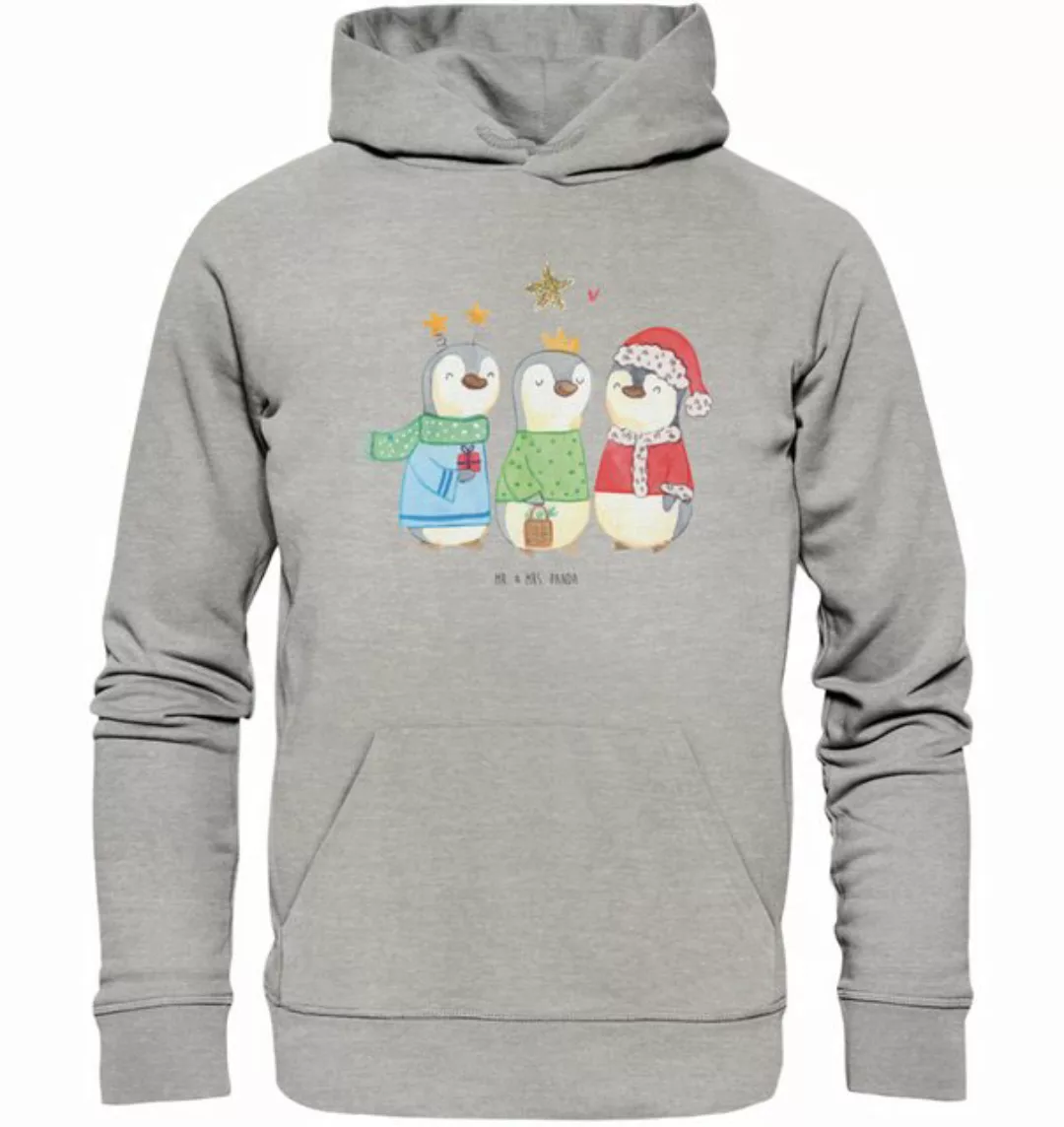 Mr. & Mrs. Panda Hoodie Winterzeit Heilige drei Könige Größe XL - Heather G günstig online kaufen