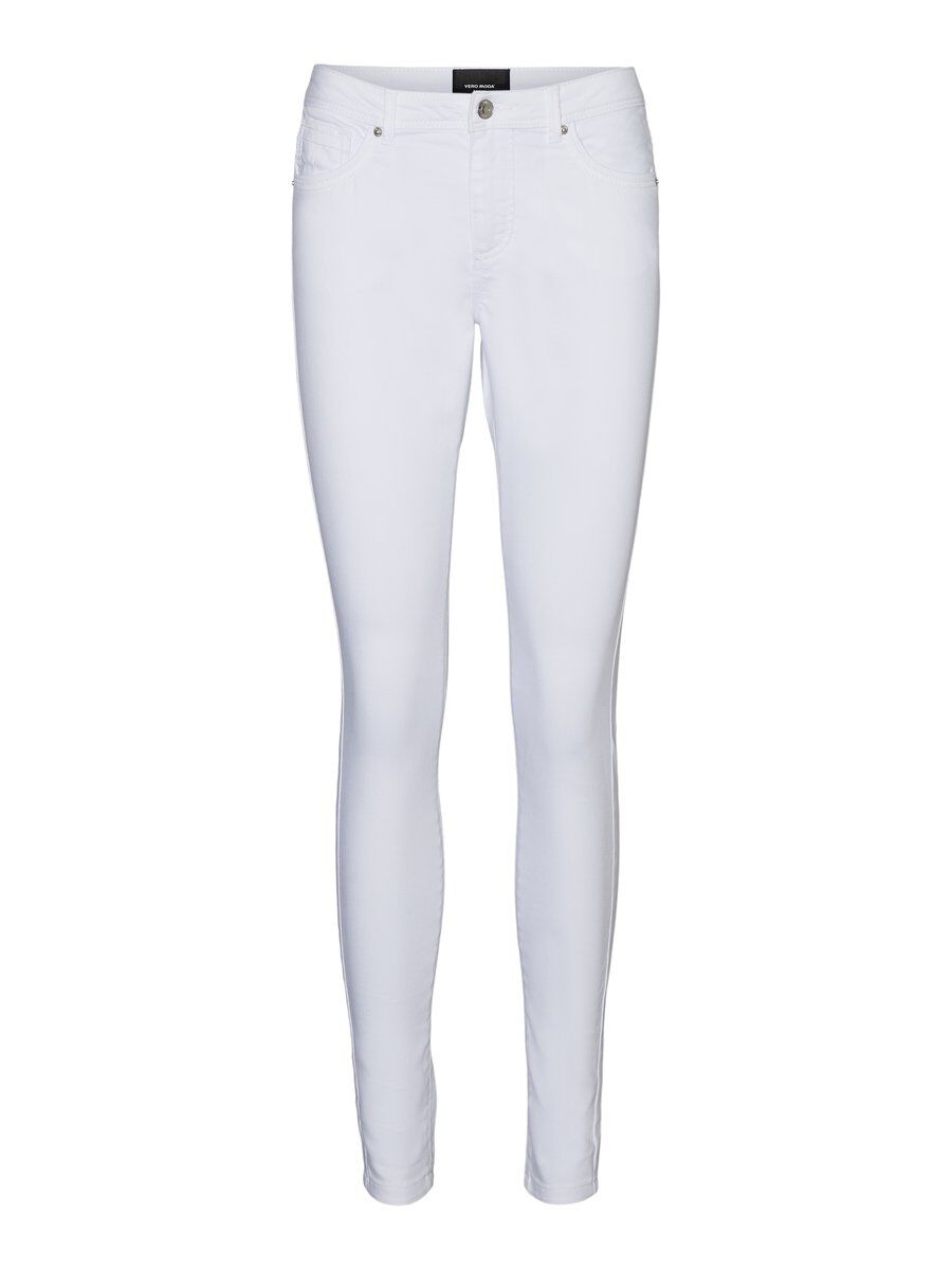 VERO MODA Vmtanya Mid Rise Slim Fit Jeans Damen White günstig online kaufen