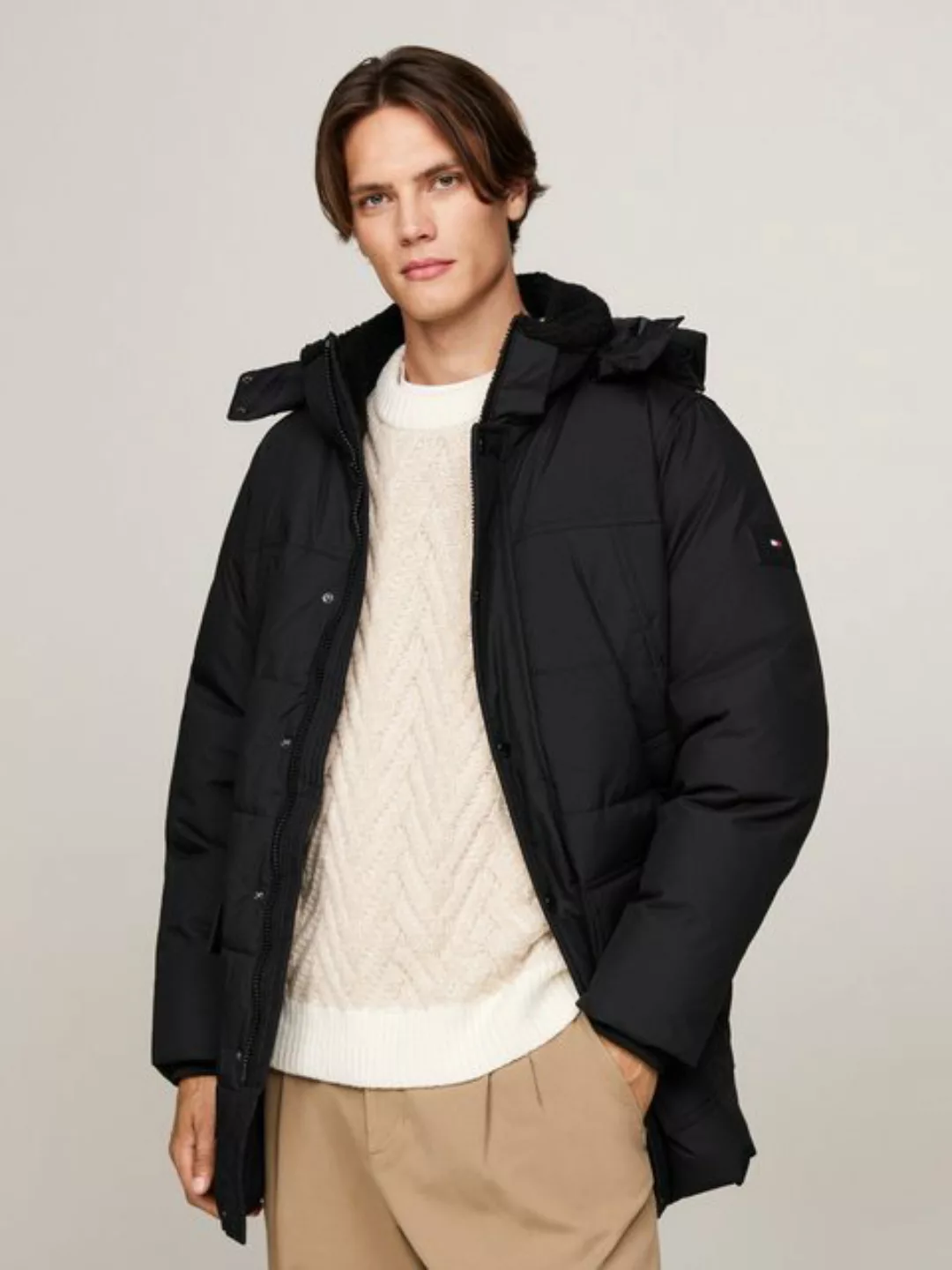 Tommy Hilfiger Parka "ROCKIE UTILITY PARKA", mit Kapuze, hoch geschlossen, günstig online kaufen