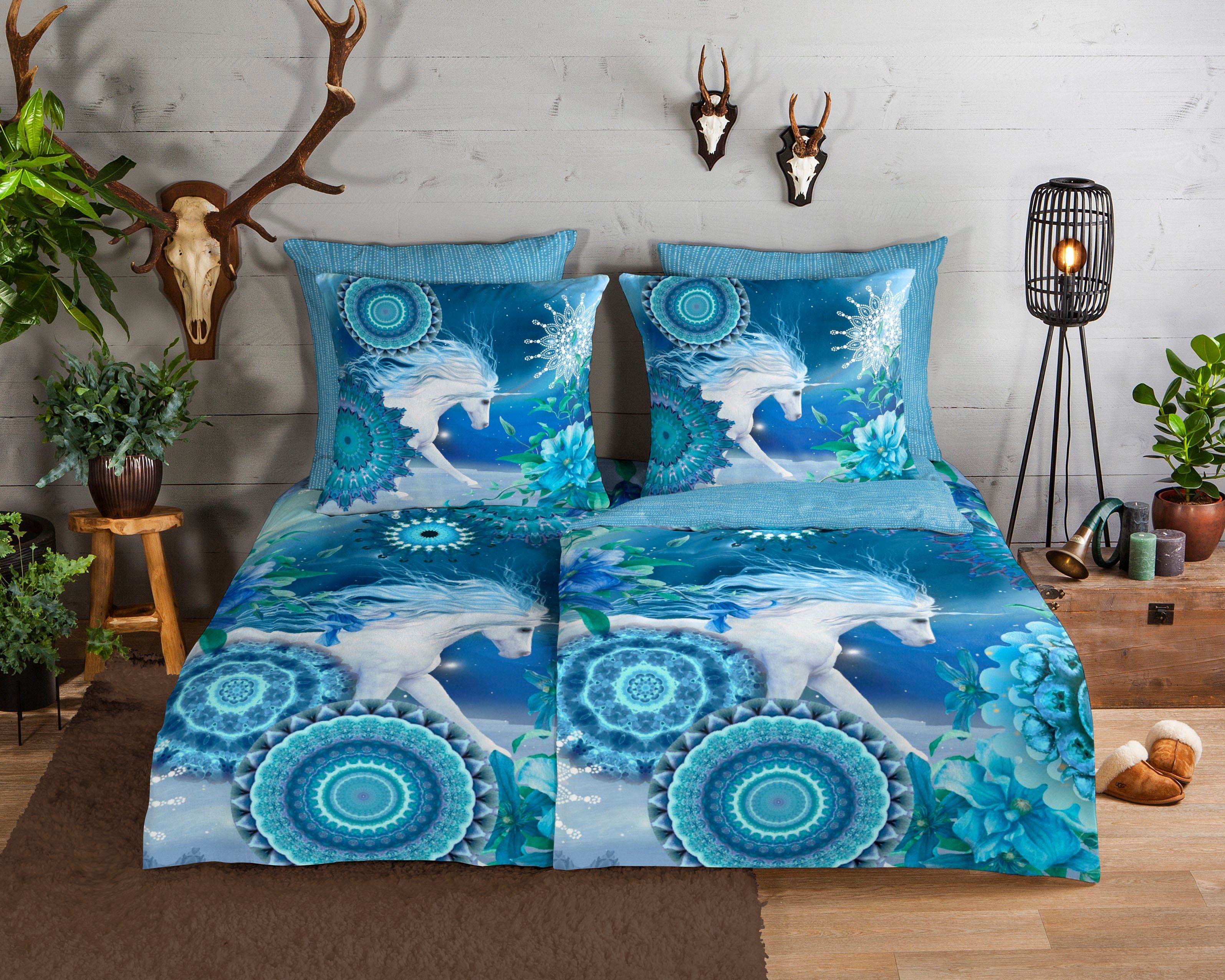 hip Wendebettwäsche »Lumi«, Biber, 135x200, Warm, Weich, Wendeoptik, Reißve günstig online kaufen