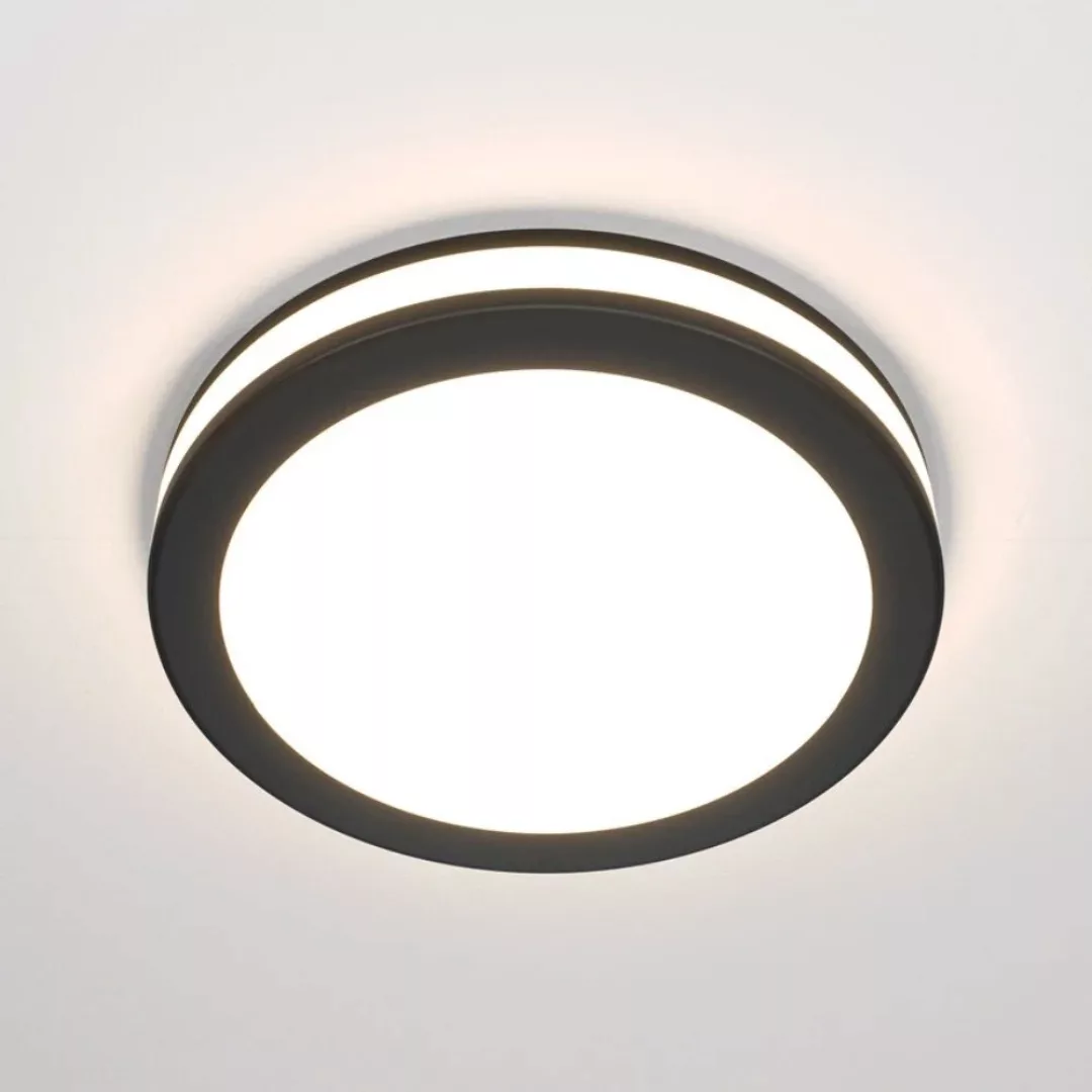LED Einbauleuchte Phanton in Schwarz 12W 750lm rund günstig online kaufen