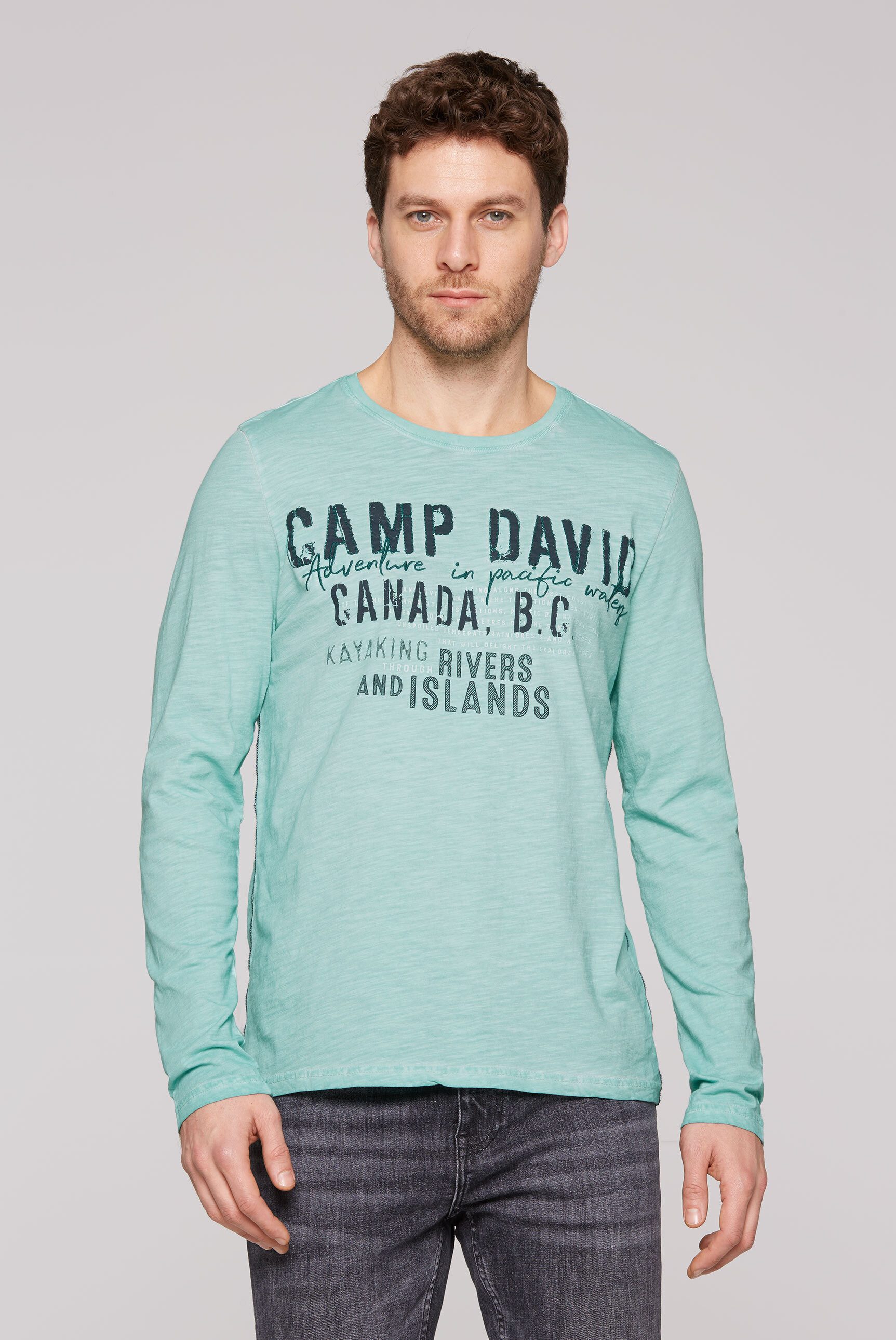 CAMP DAVID Rundhalsshirt, aus Baumwolle günstig online kaufen