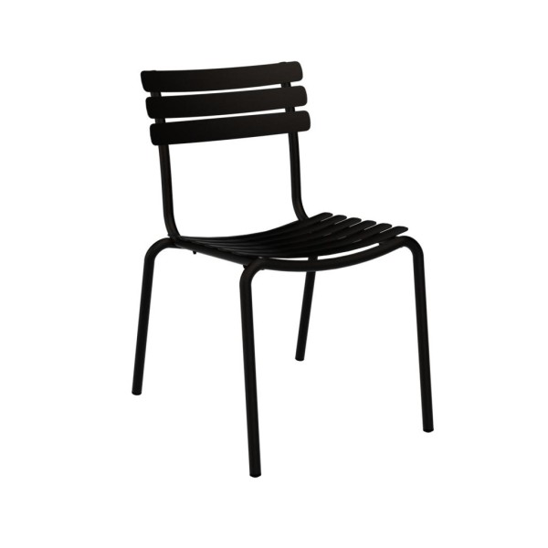 ALUA Outdoor Stuhl ohne Armlehne Schwarz günstig online kaufen