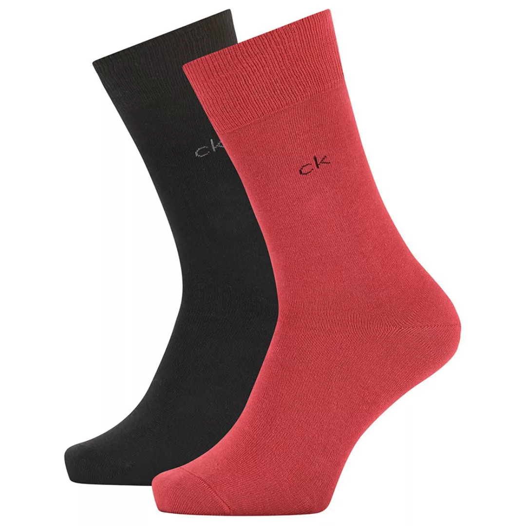 Calvin Klein Casual Carter Crew Socken 2 Paare EU 43-46 Red Combo günstig online kaufen